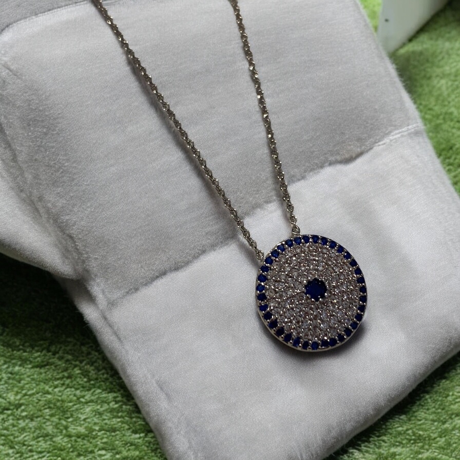 Safir Aura Kolye