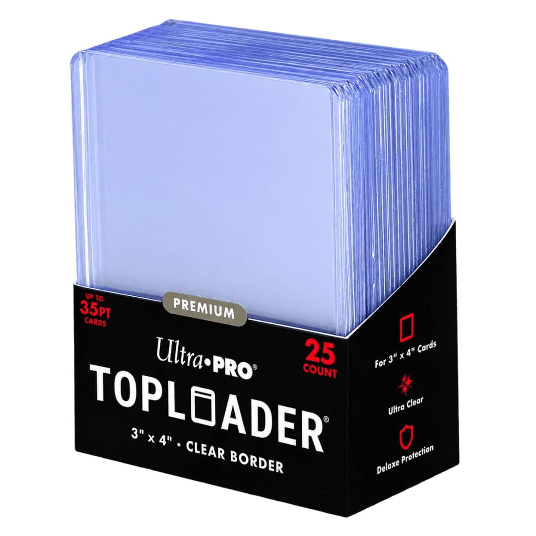 Ultra PRO 7,5cm X 10cm Ultra Clear Premium Toploader 25'li