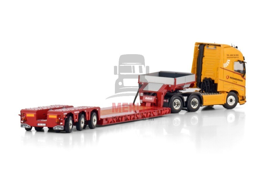 1/50 Kranringen; VOLVO FH5 GLOBETROTTER XL 6X2 TAG AXLE EURO PX LOW LOADER - 3 AXLE