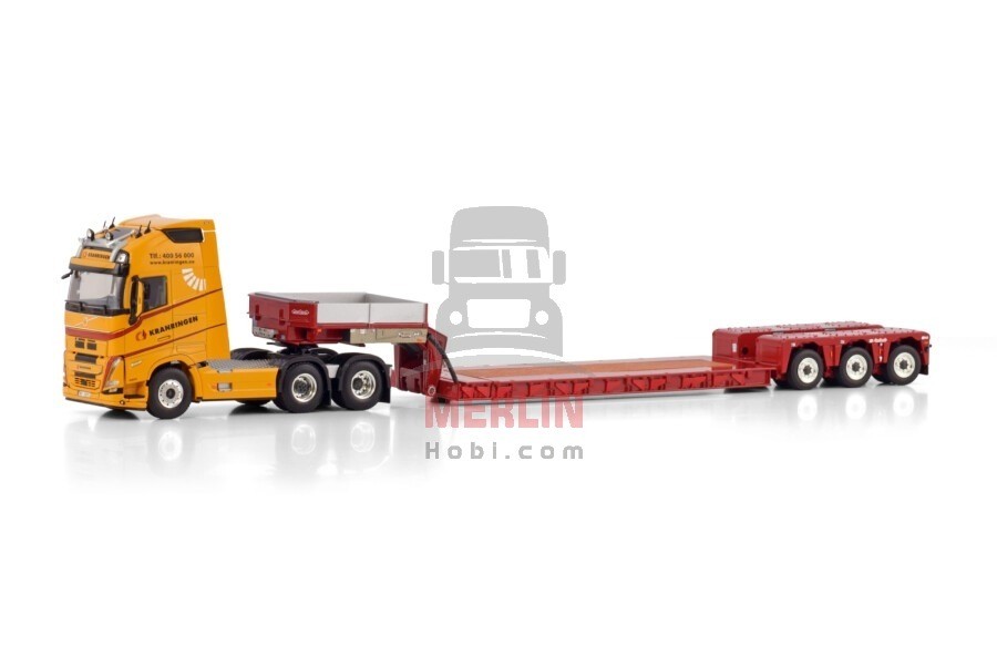 1/50 Kranringen; VOLVO FH5 GLOBETROTTER XL 6X2 TAG AXLE EURO PX LOW LOADER - 3 AXLE