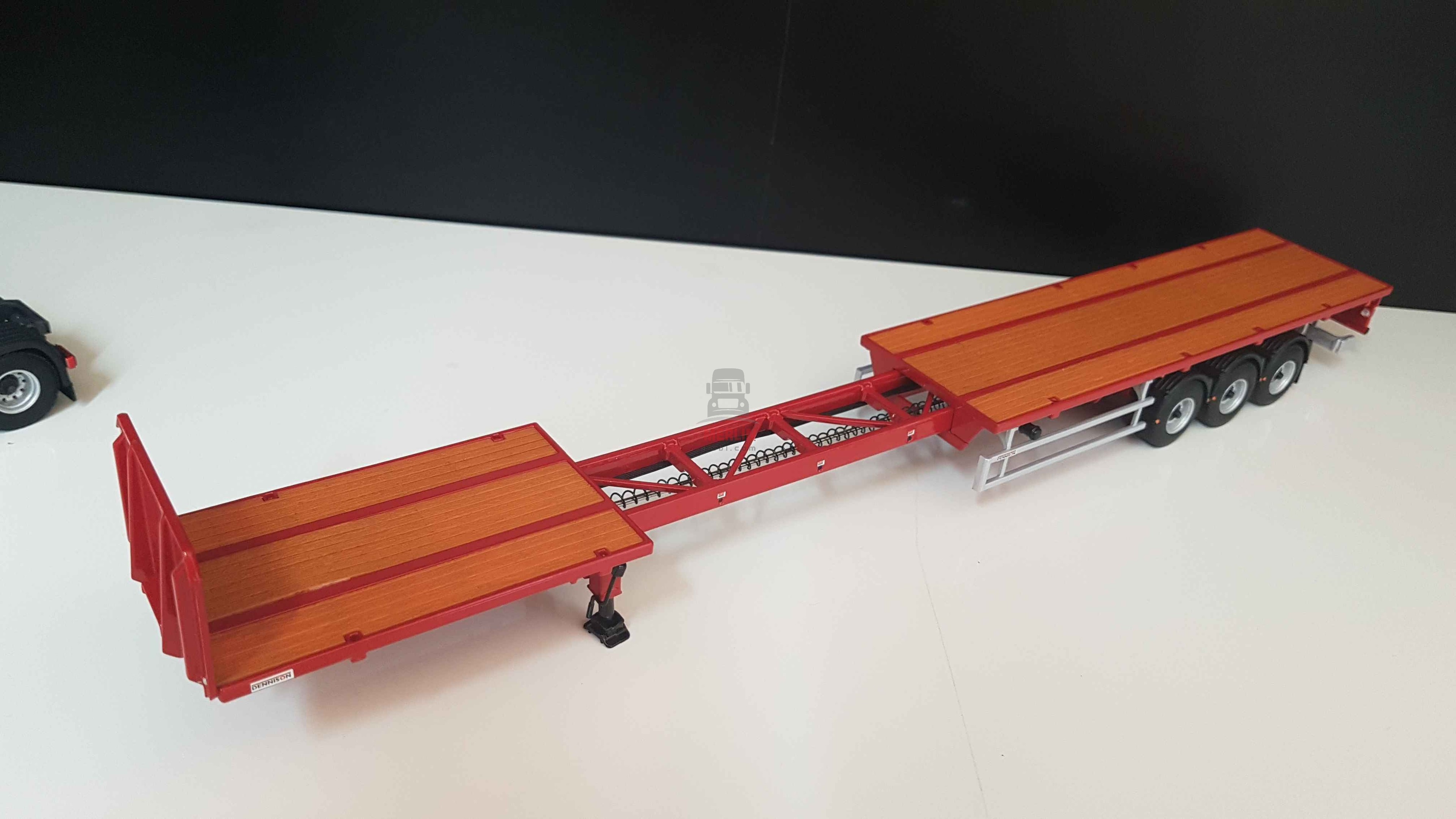 1/50 FLATBED TRAILER - 3 AXLE Dorse Trailer