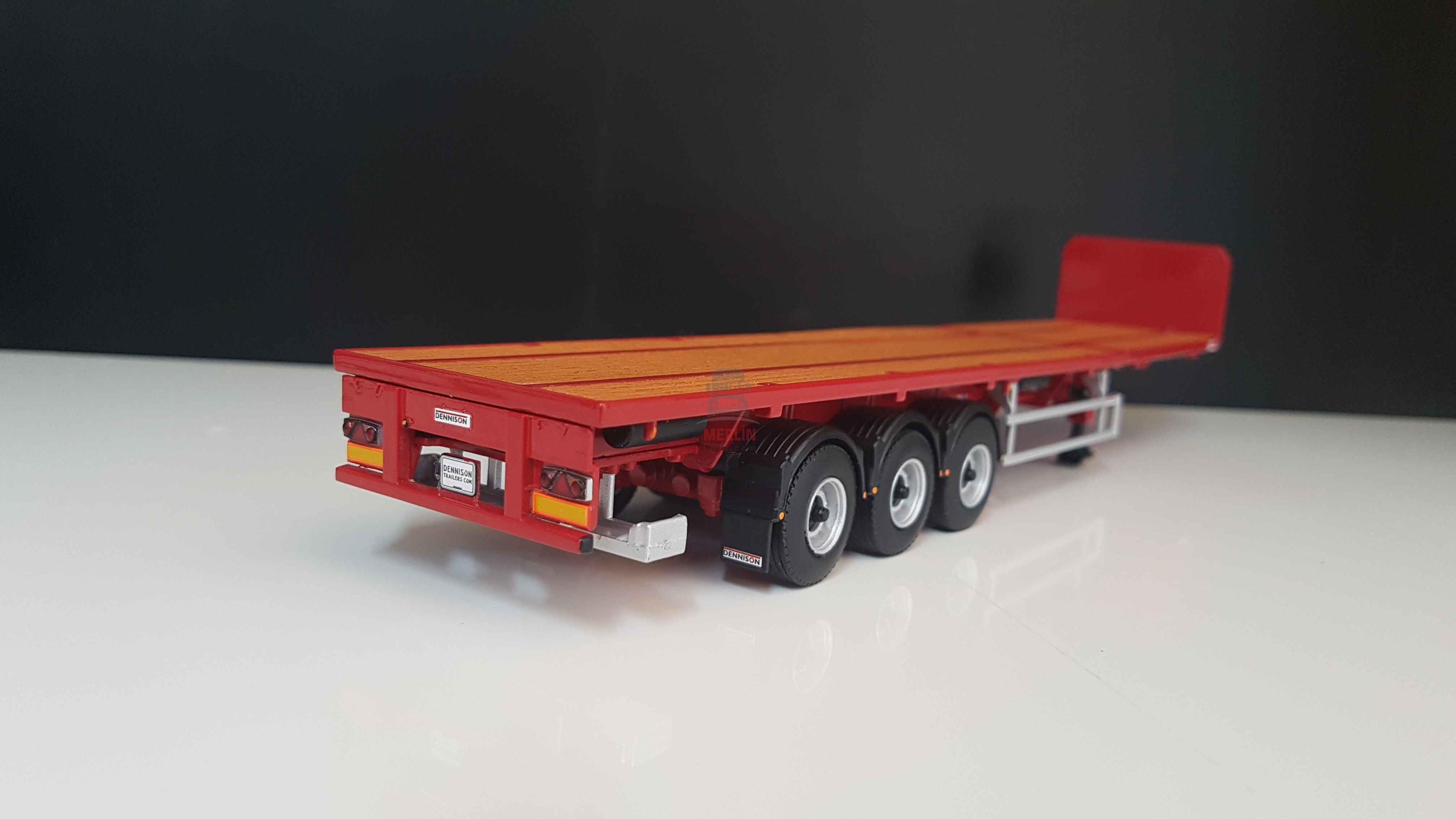 1/50 FLATBED TRAILER - 3 AXLE Dorse Trailer