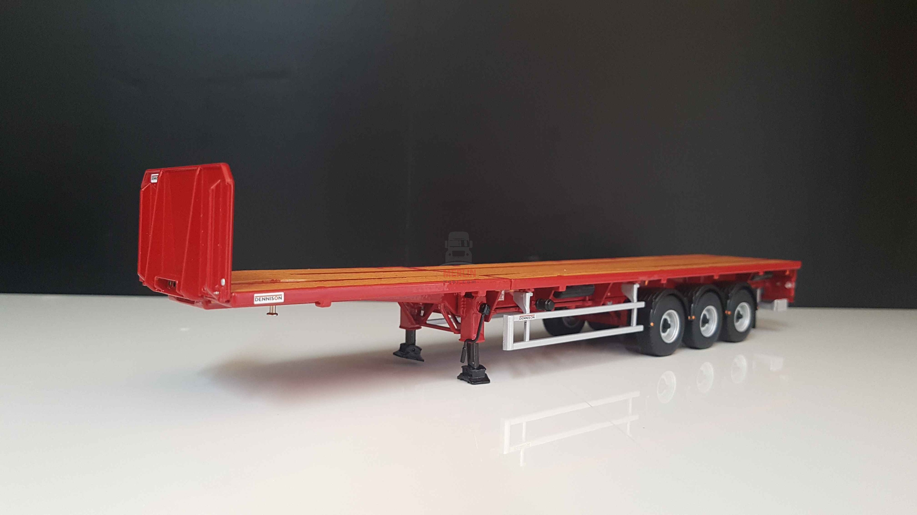 1/50 FLATBED TRAILER - 3 AXLE Dorse Trailer