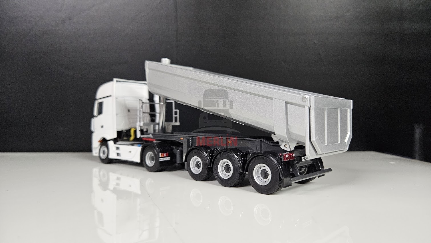 1/50 Mercedes Actros 4x2 + Damper Dorse Gri Renk