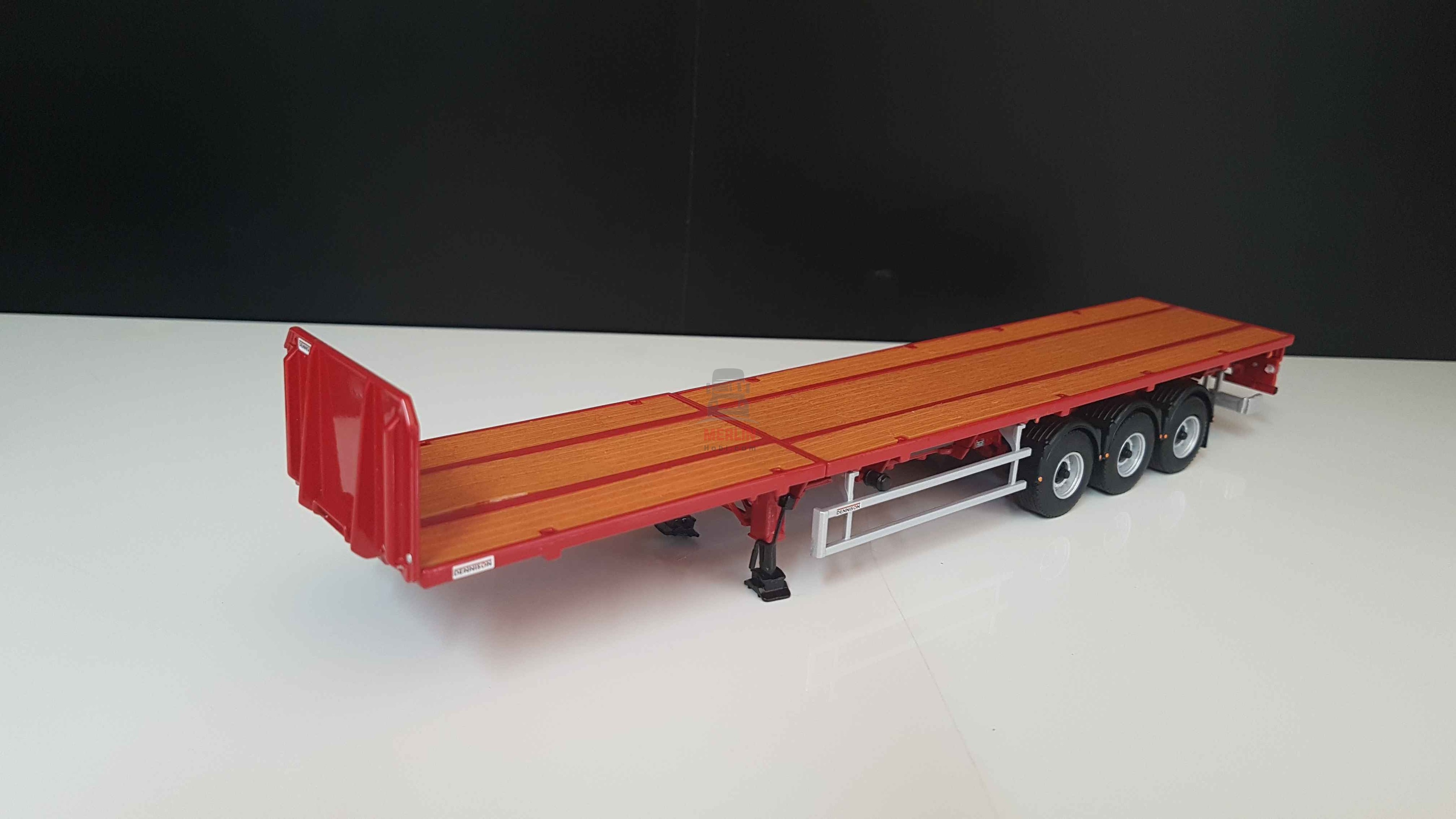 1/50 FLATBED TRAILER - 3 AXLE Dorse Trailer
