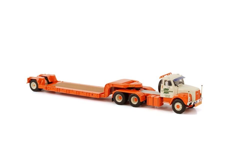 1/50 C. Zwagerman; SCANIA L110 DAYCAB TORPEDO LOWLOADER ODU - 1 AXLE - Lowbed