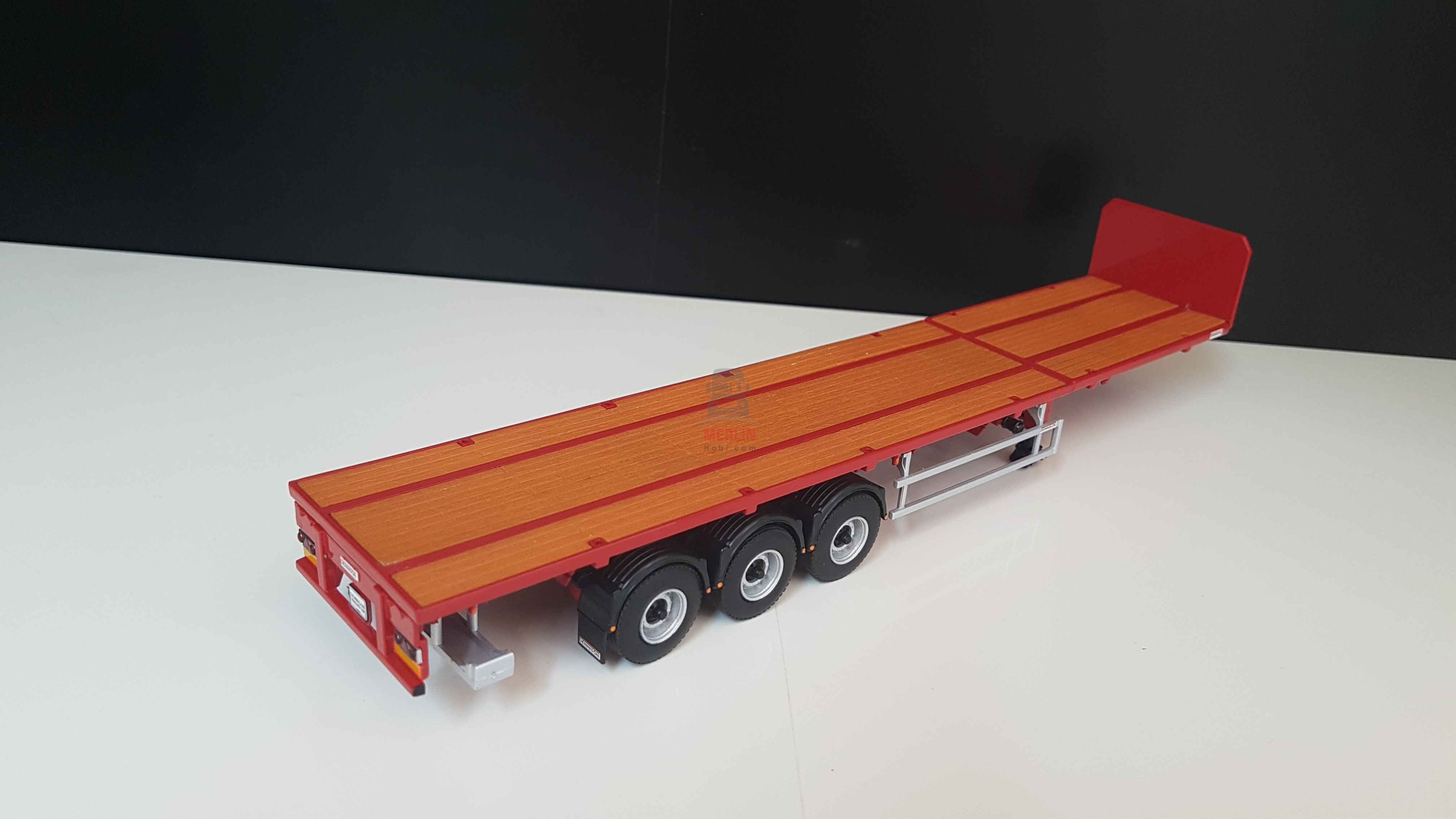 1/50 FLATBED TRAILER - 3 AXLE Dorse Trailer