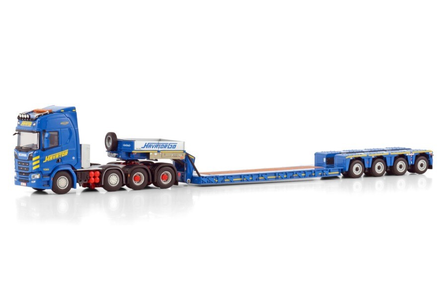 1/50 Havator; SCANIA R HIGHLINE CR20H 8X4 LOW LOADER - 4 AXLE - Lowbed