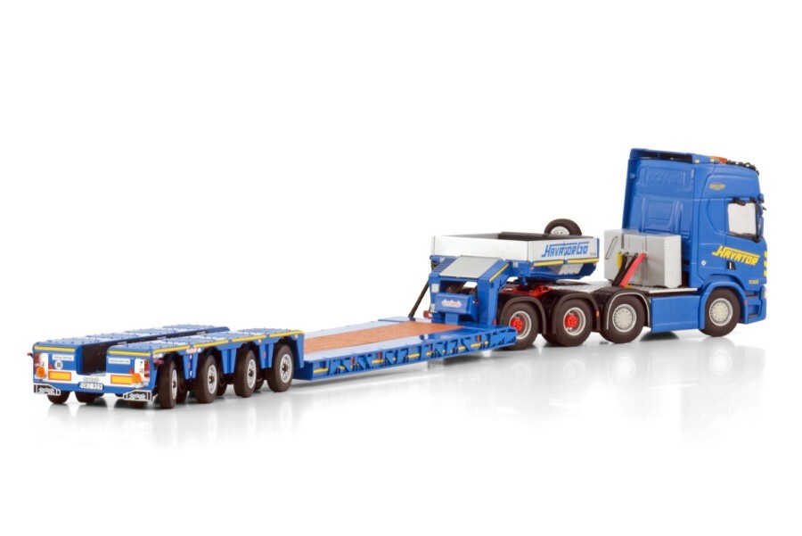 1/50 Havator; SCANIA R HIGHLINE CR20H 8X4 LOW LOADER - 4 AXLE - Lowbed