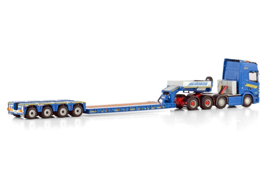 1/50 Havator; SCANIA R HIGHLINE CR20H 8X4 LOW LOADER - 4 AXLE - Lowbed