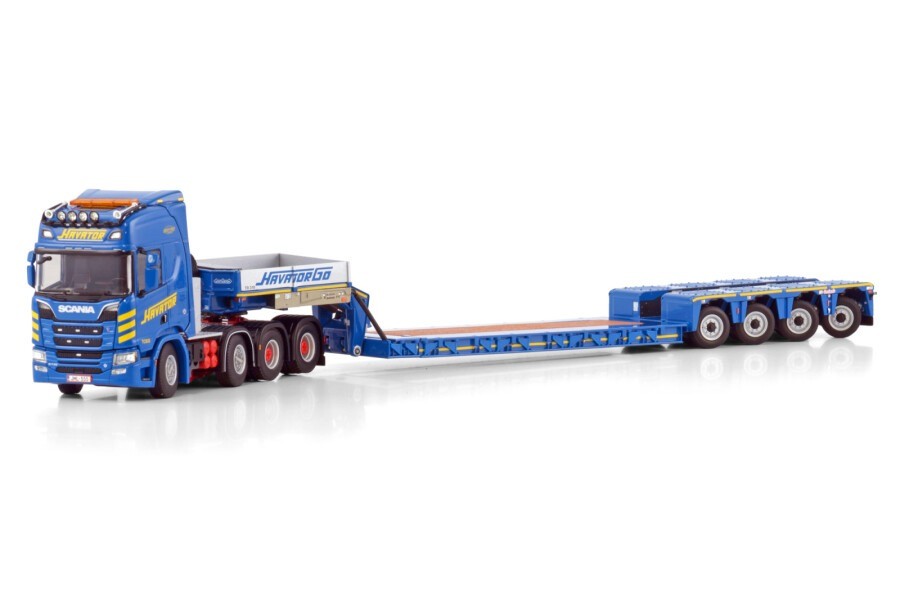 1/50 Havator; SCANIA R HIGHLINE CR20H 8X4 LOW LOADER - 4 AXLE - Lowbed