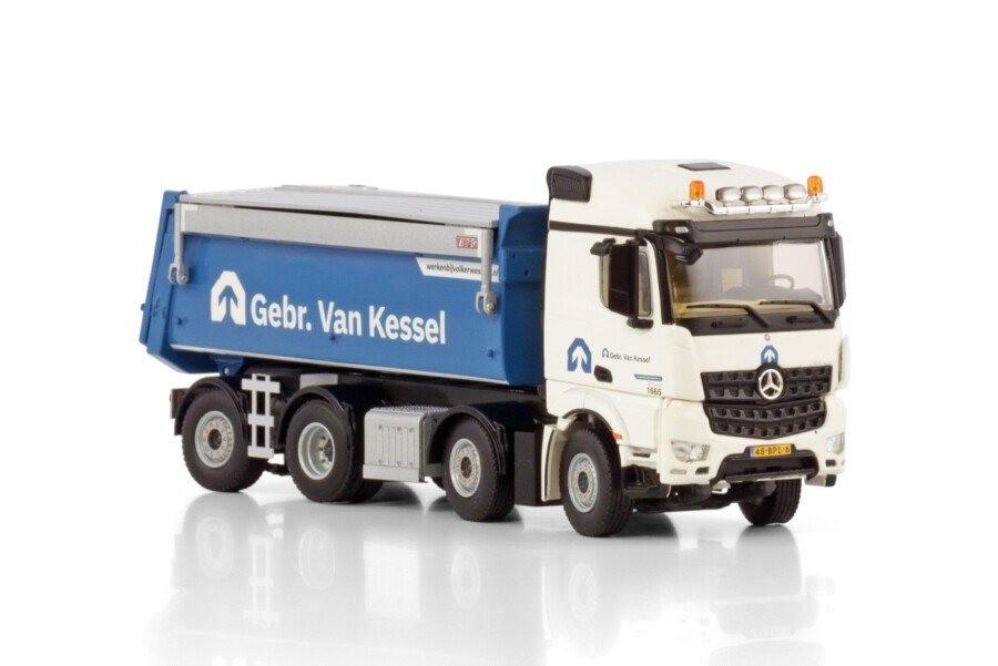 1/50 Gebr. van Kessel; MERCEDES-BENZ AROCS MP4 2.300MM STREAM SPACE 8X2 TAG AXLE TIPPER TRUCK