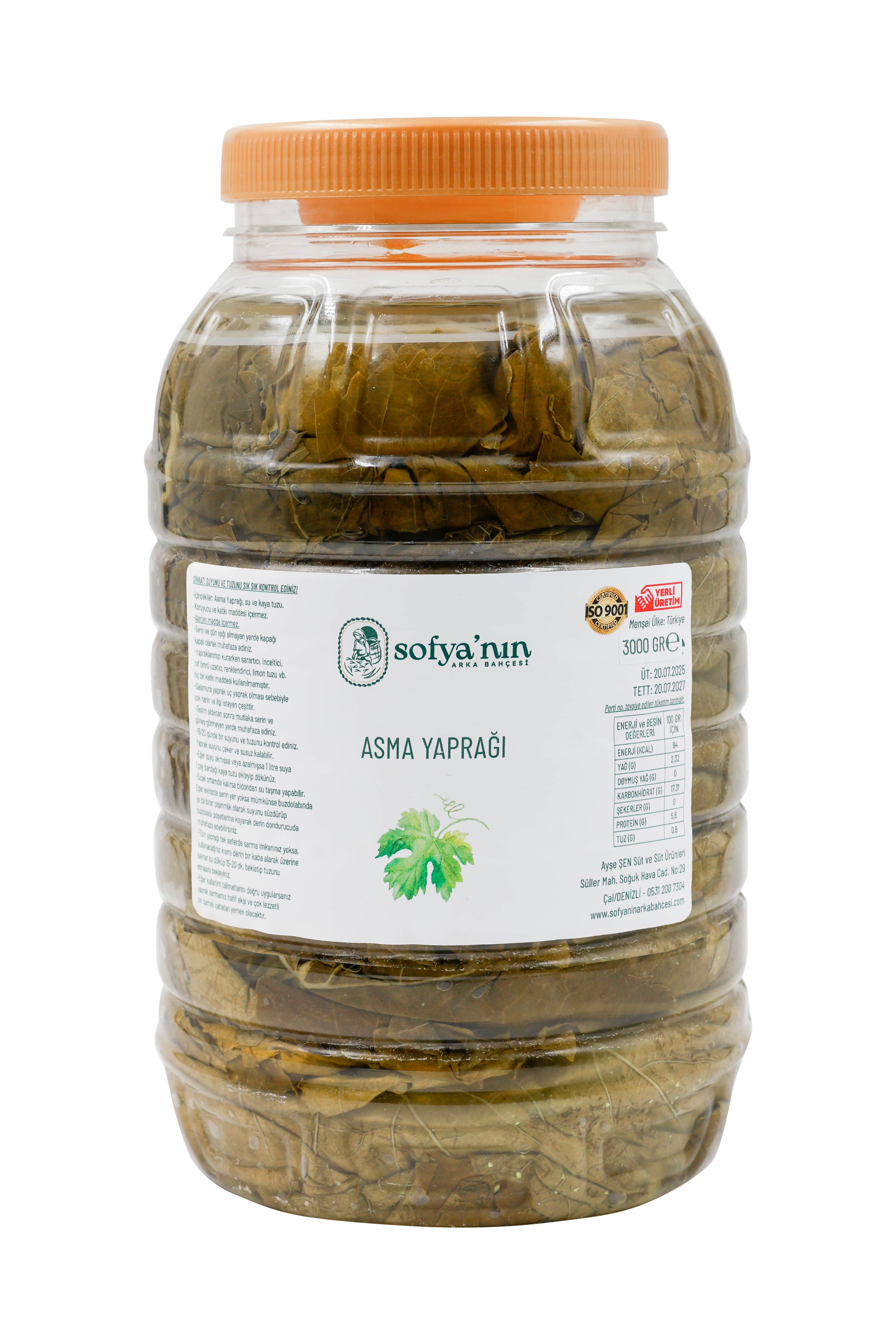 KAMPANYA Salamura Yaprak (5 kg x 2 Adet)