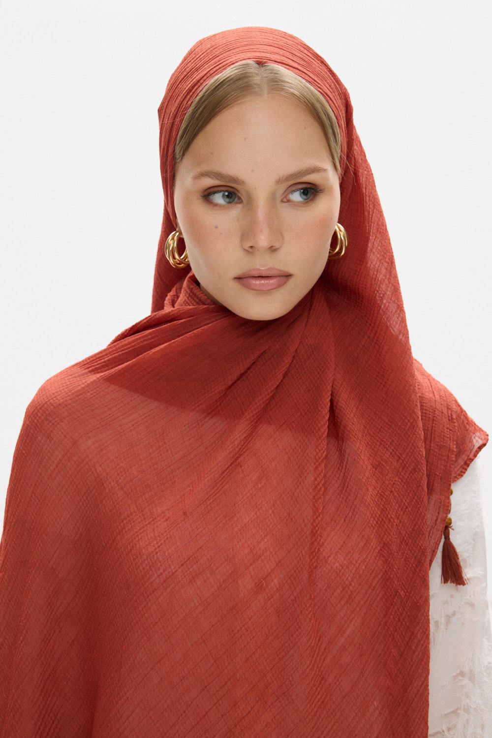 Votre Scarfs Naturec Müslin Şal