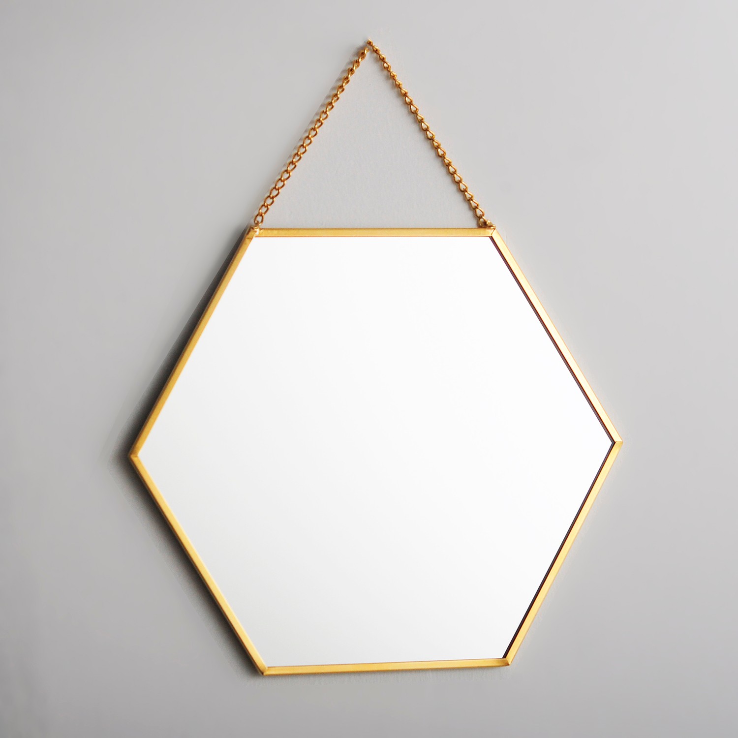 8x7 inch | Mirror | Wall-Mounted | Brass & Gold, Copper, Black, Silver