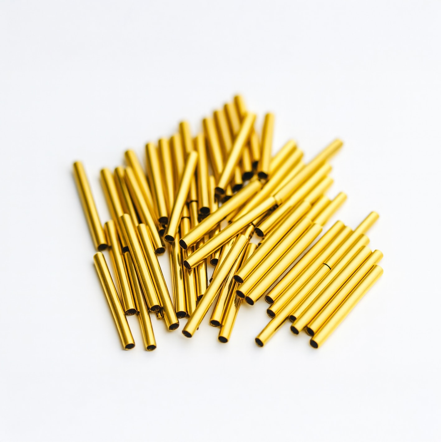 1000 adet | 2 x 21 mm | Yuvarlak Düz Boru Ham Pirinç