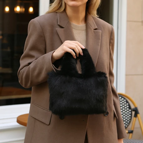 Havanna Peluş El Ve Çapraz Çanta