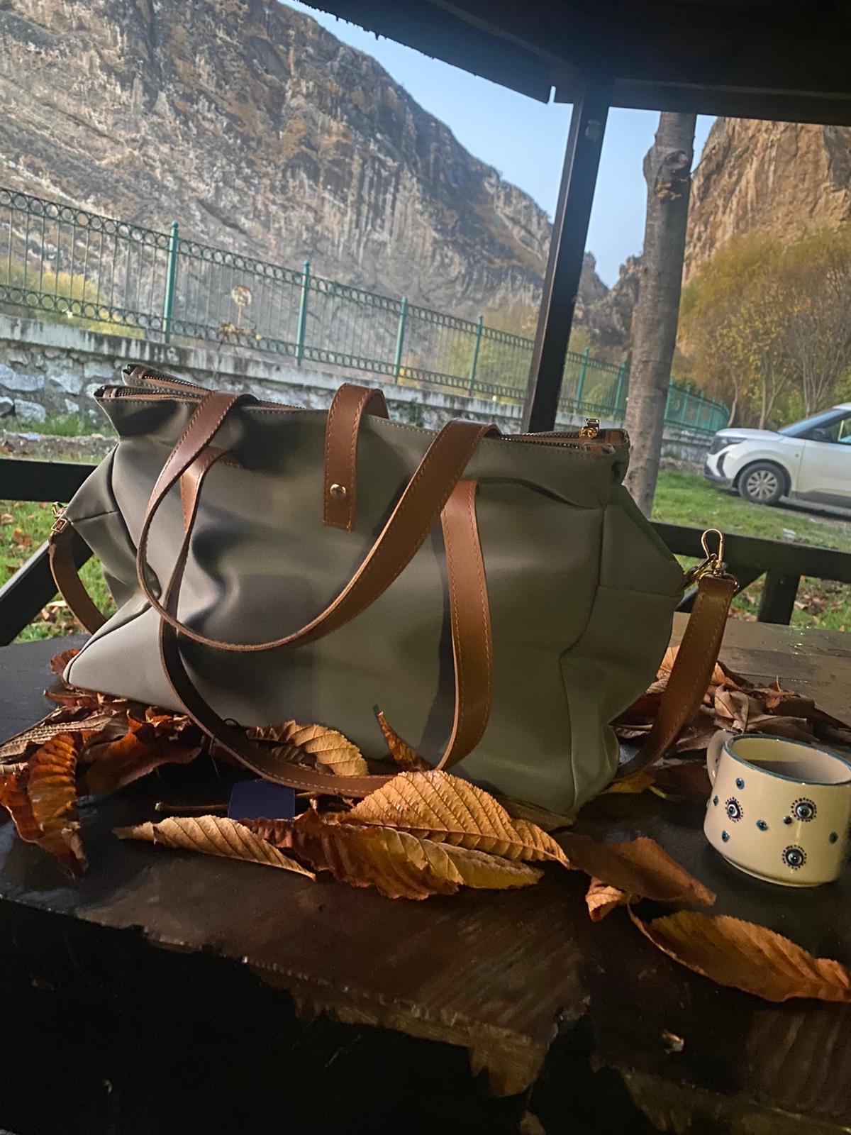 SUPERNATURE GENİŞ 3 GÖZLÜ KADIN ÇANTA