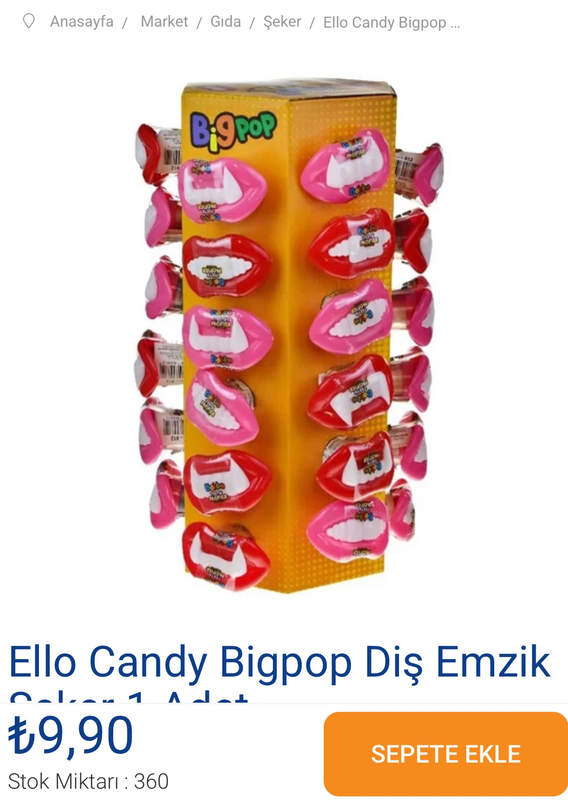 Bigpop candy wampir