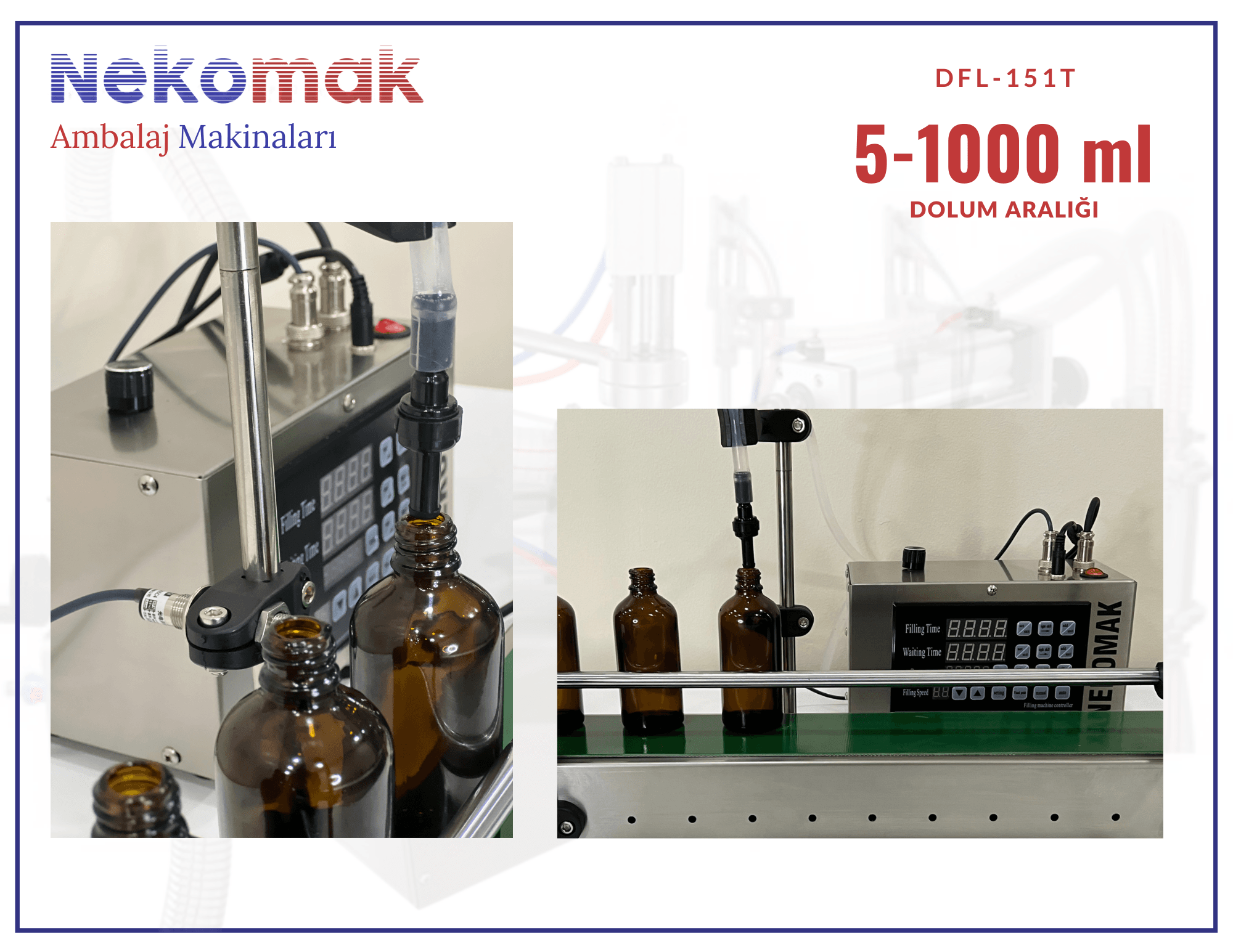 DFL-151T DİJİTAL DOLUM MAKİNASI