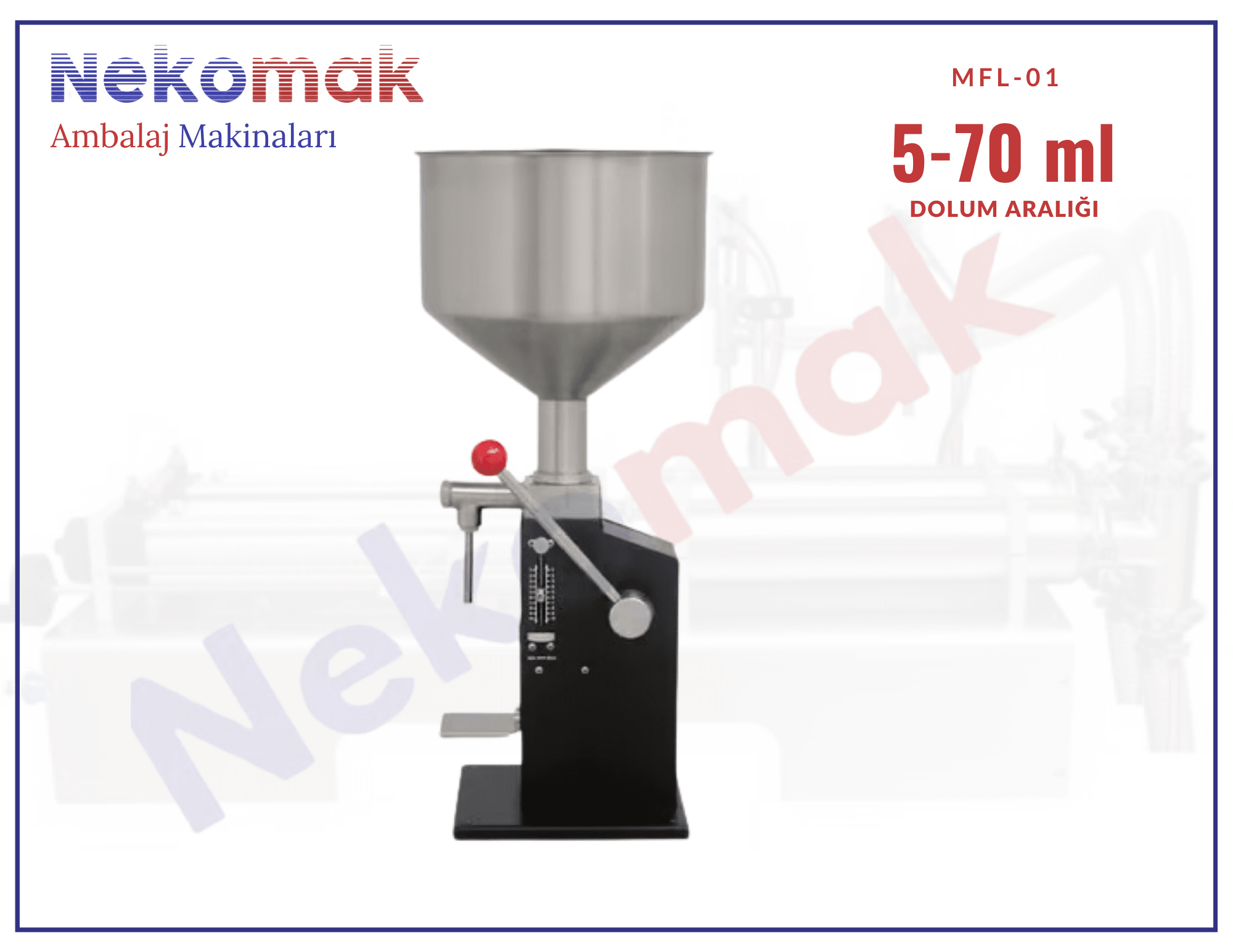 MFL-01 MANUEL DOLUM MAKİNASI