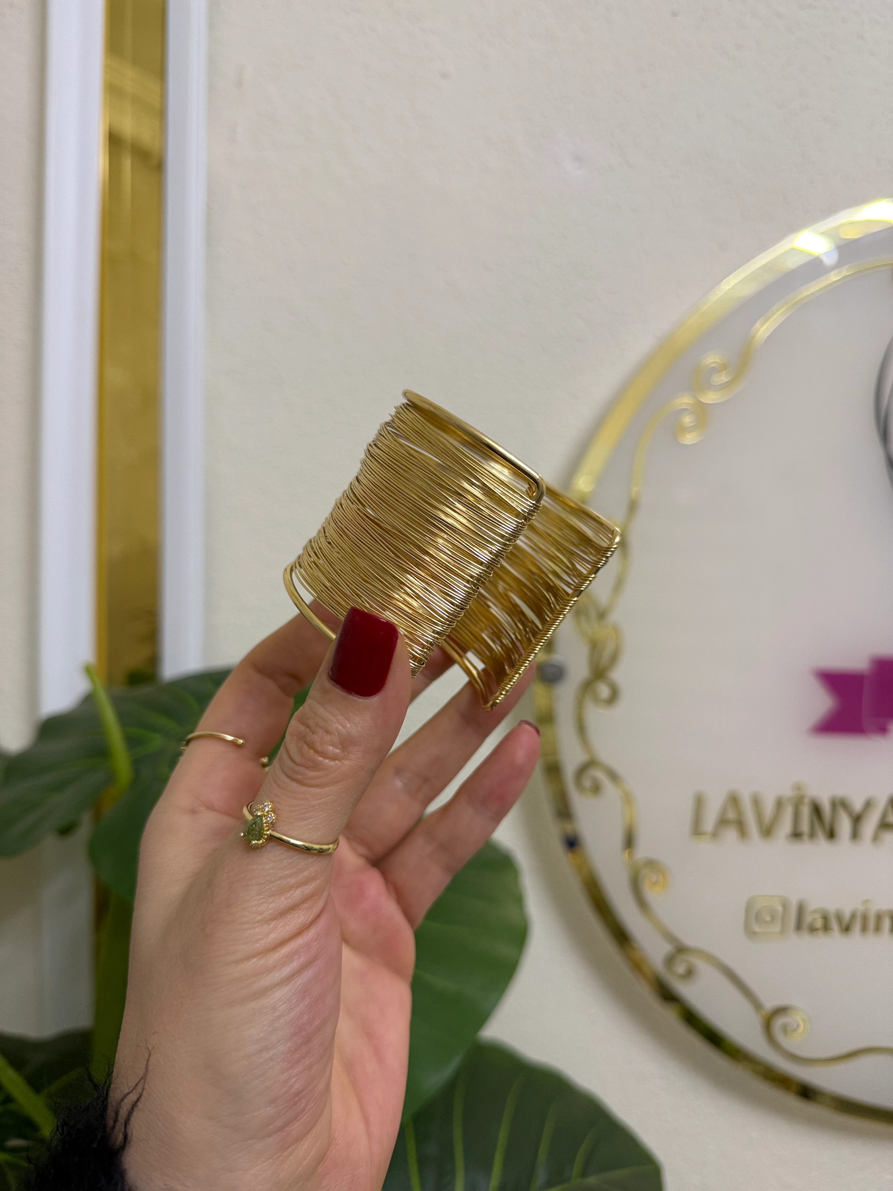 Özel seri kalın tel kelepçe-LAVİNYA