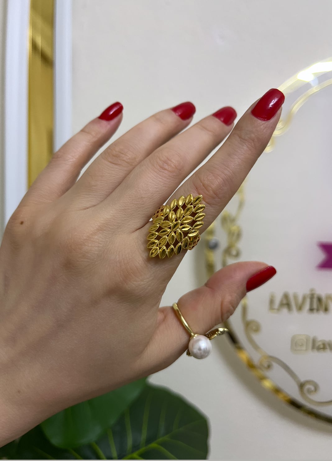22k kuyum model yüzük-LAVİNYA