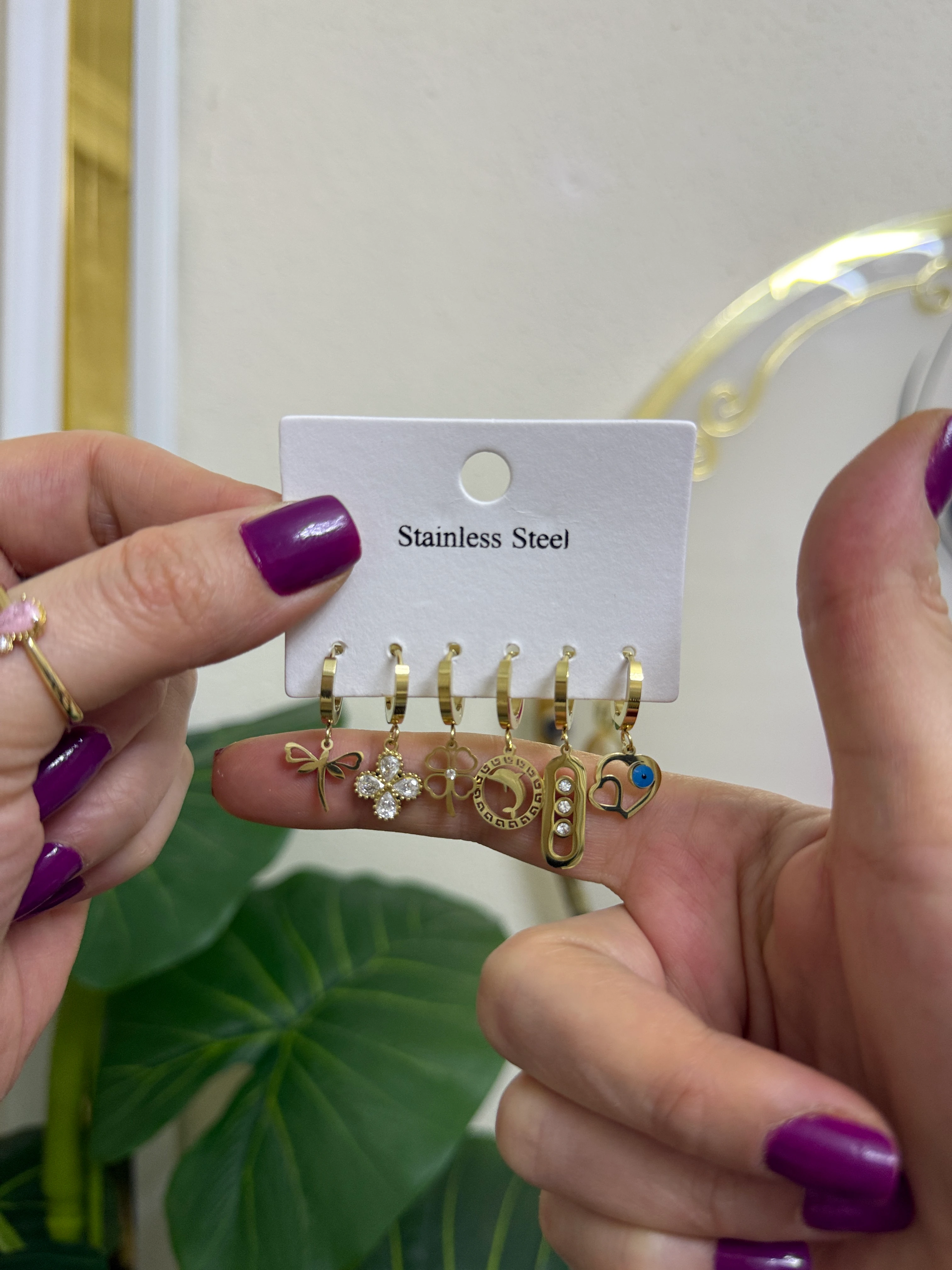 Çoklu çelik küpe-LAVİNYA