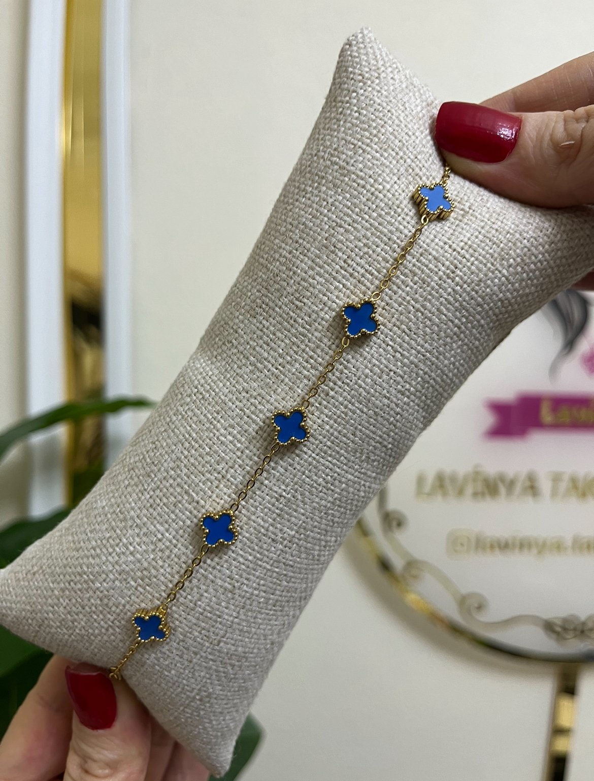 Yonca minimal bileklik-LAVİNYA