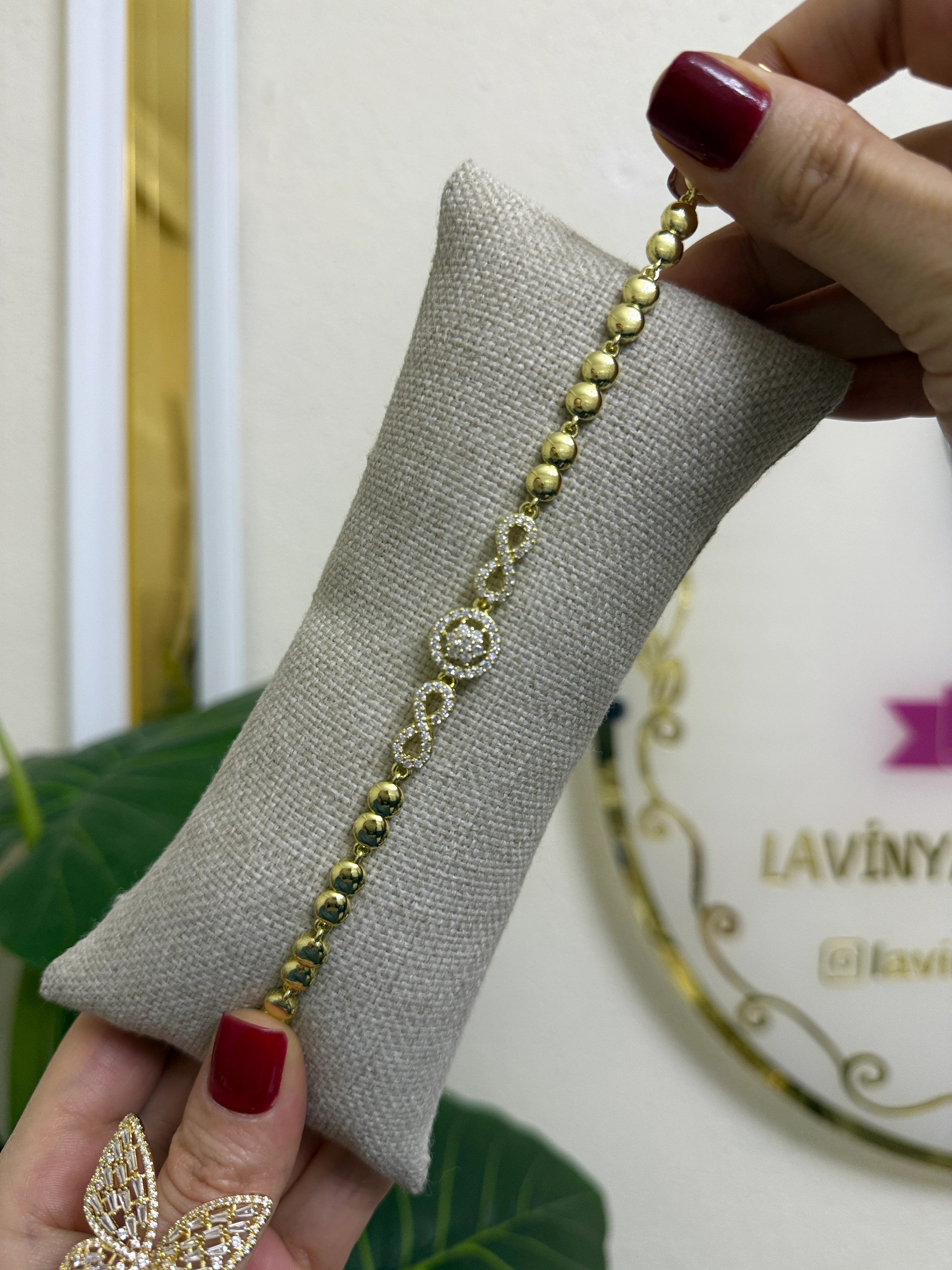 14k kuyumcu model bileklik-LAVİNYA