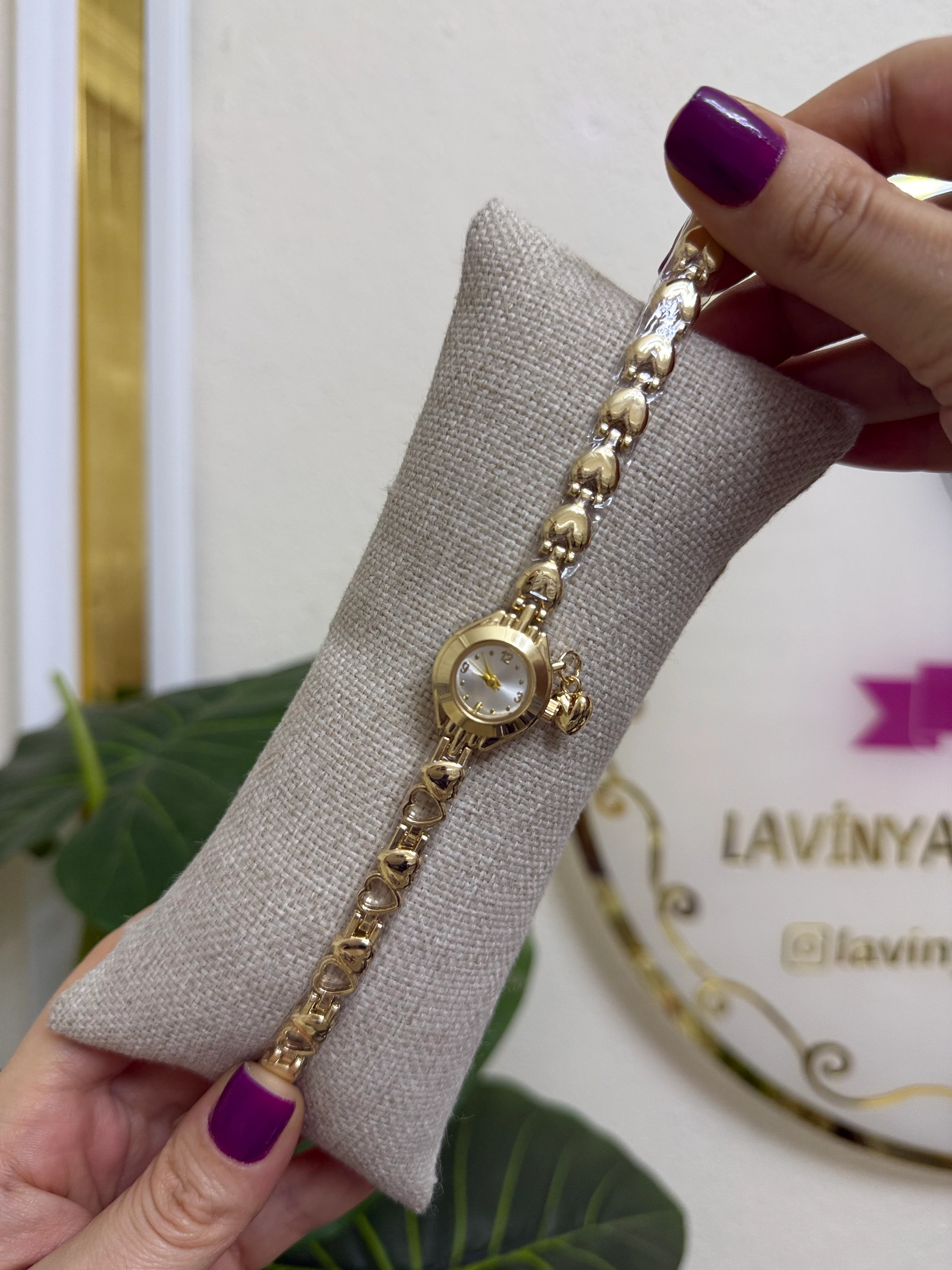 Özel seri charmlı saat-LAVİNYA