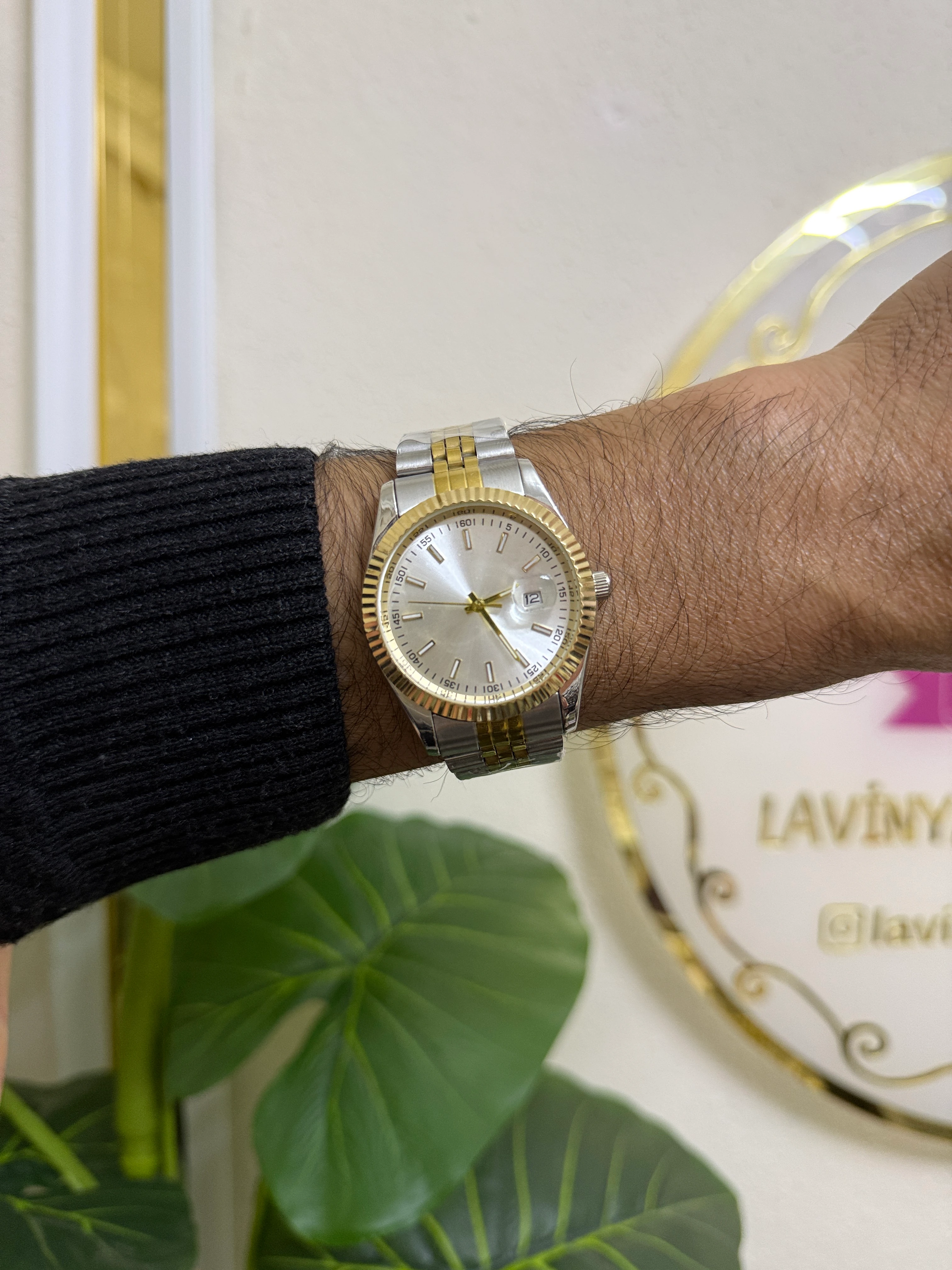 Çelik a kalite erkek saat-LAVİNYA