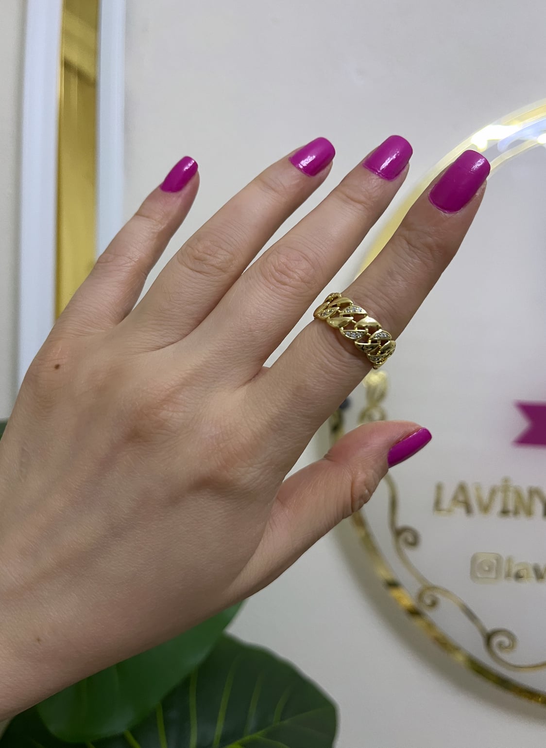 14k xuping yüzük-LAVİNYA