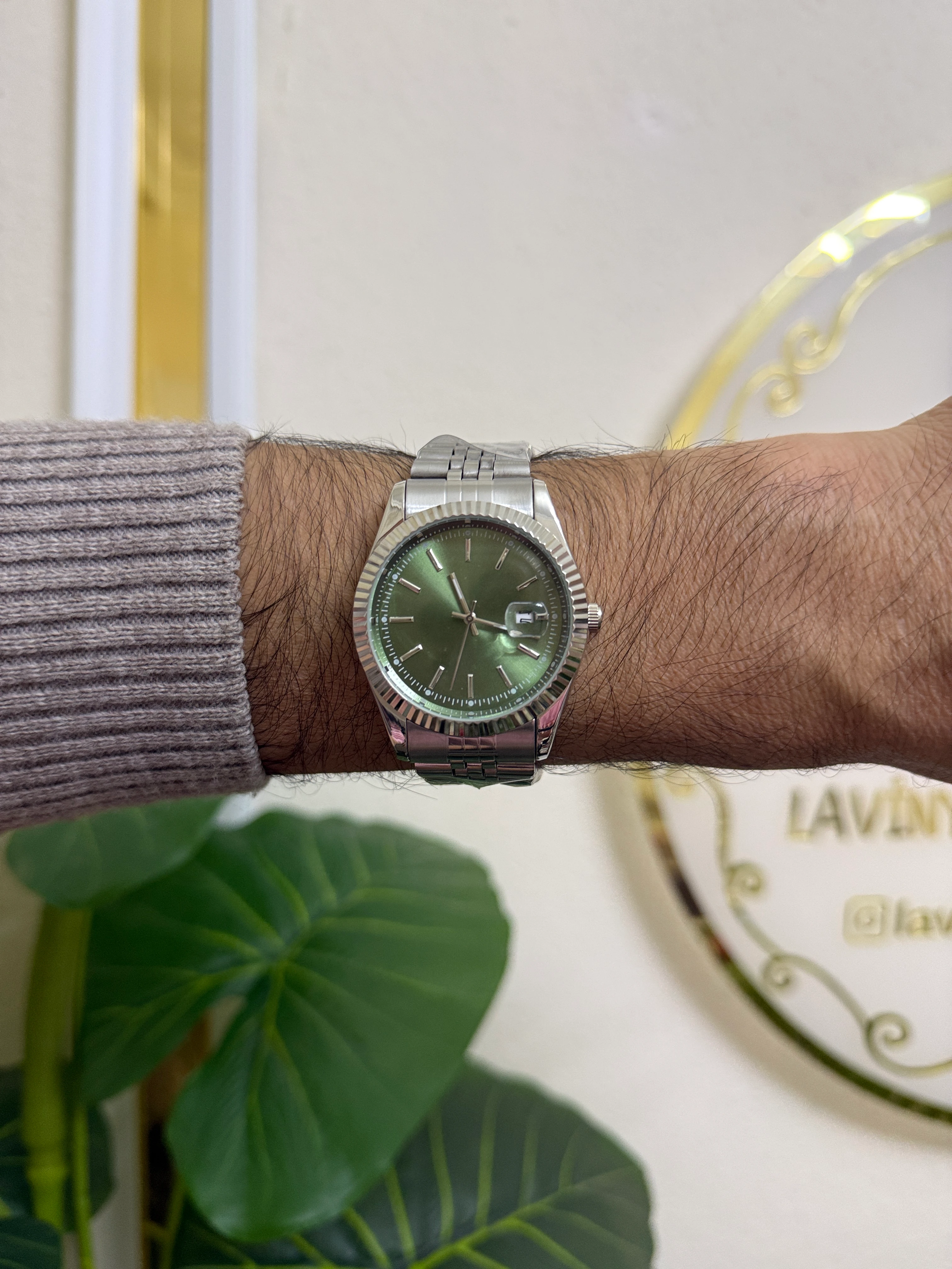 Çelik a kalite erkek saat-LAVİNYA