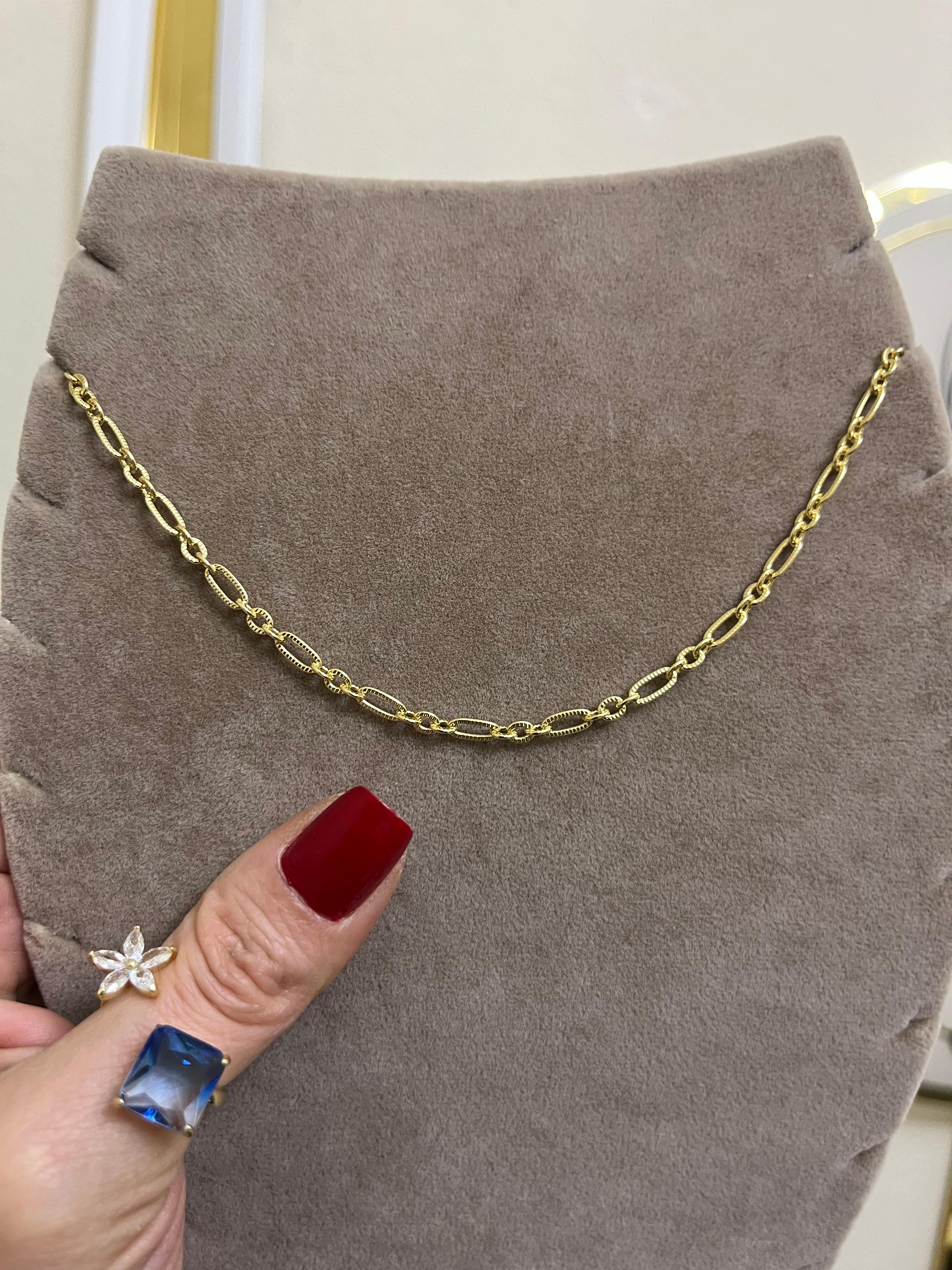 14k özel seri zincir kolye-LAVİNYA