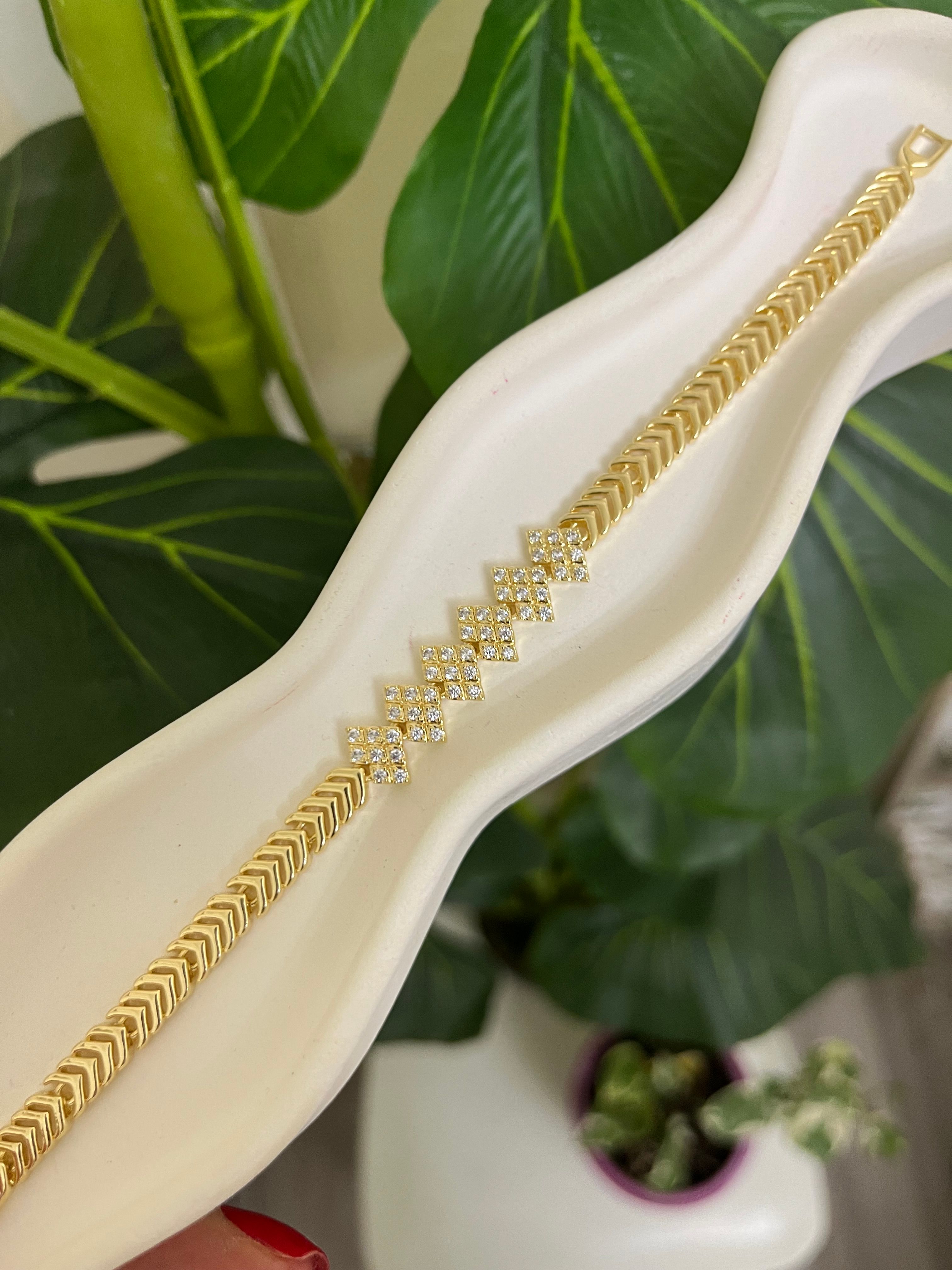 14k kuyumcu model bileklik-LAVİNYA