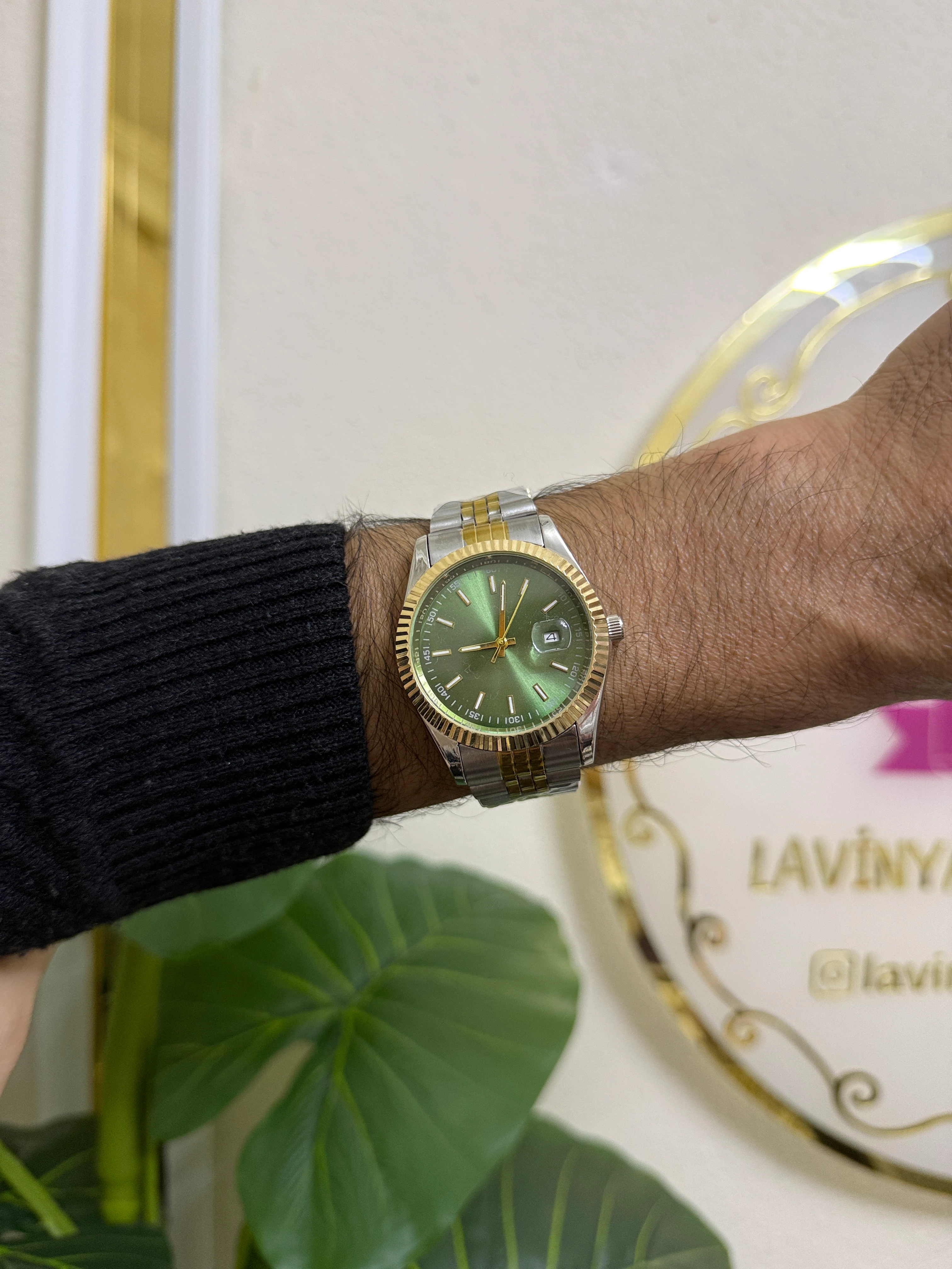 Çelik a kalite erkek saat-LAVİNYA