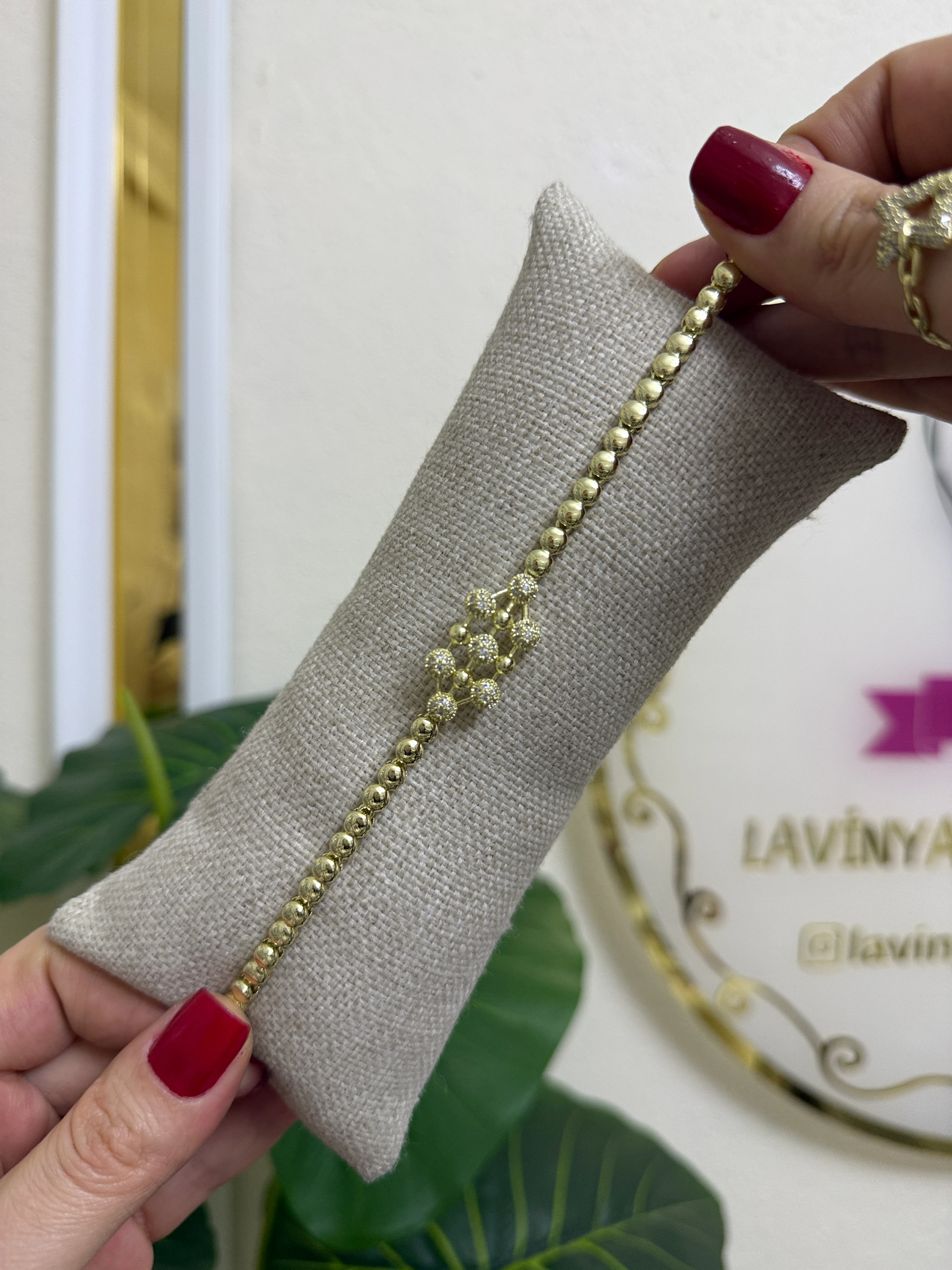 14k kuyumcu model özel seri bileklik-LAVİNYA