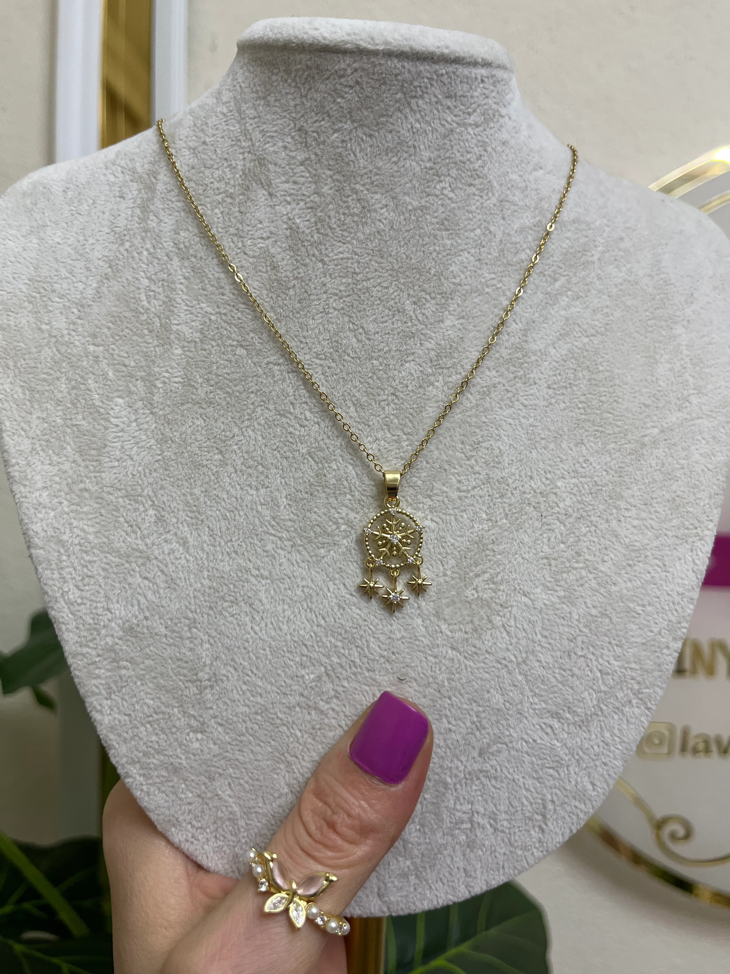 14k çelik kolye-LAVİNYA