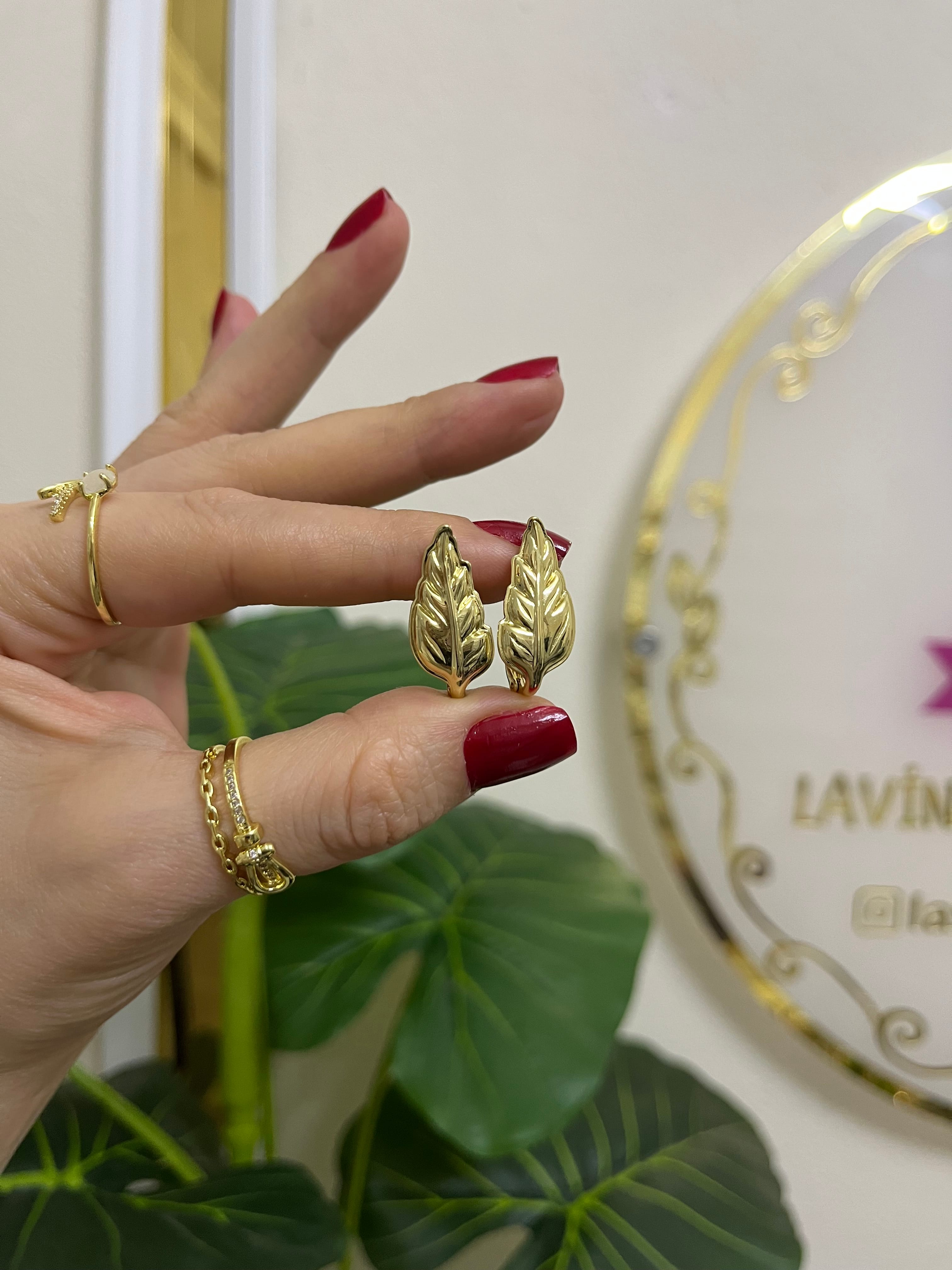 14k xuping küpe-LAVİNYA