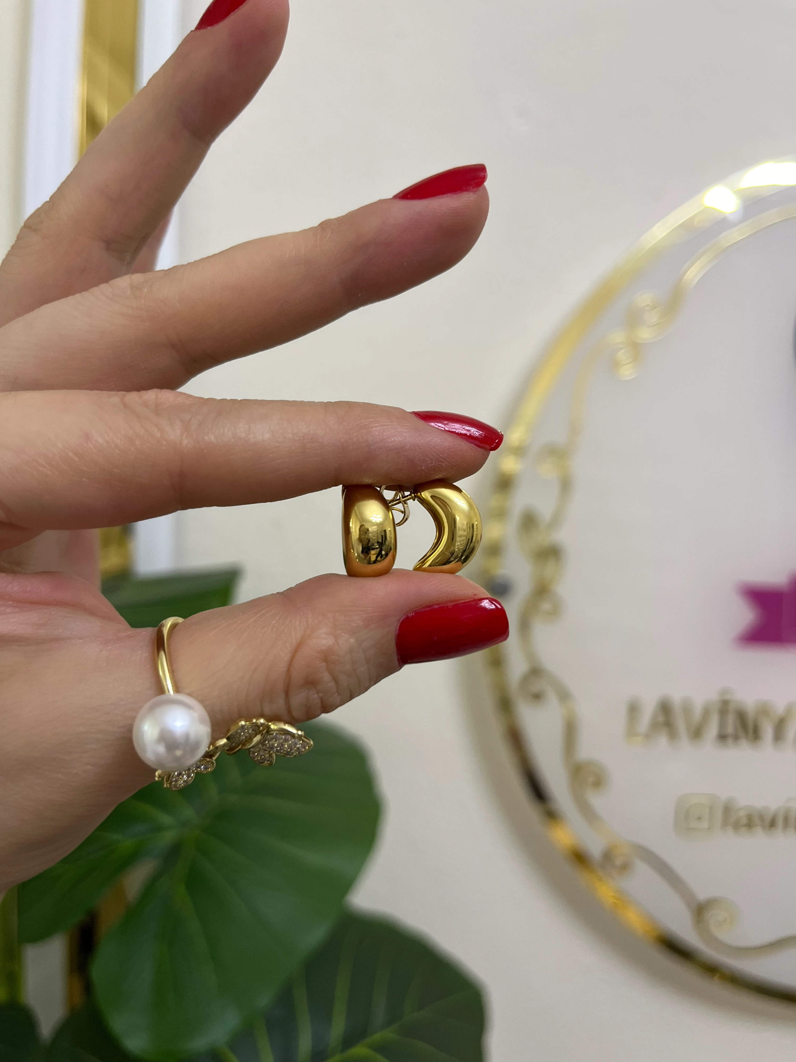 Damla çelik küpe-LAVİNYA