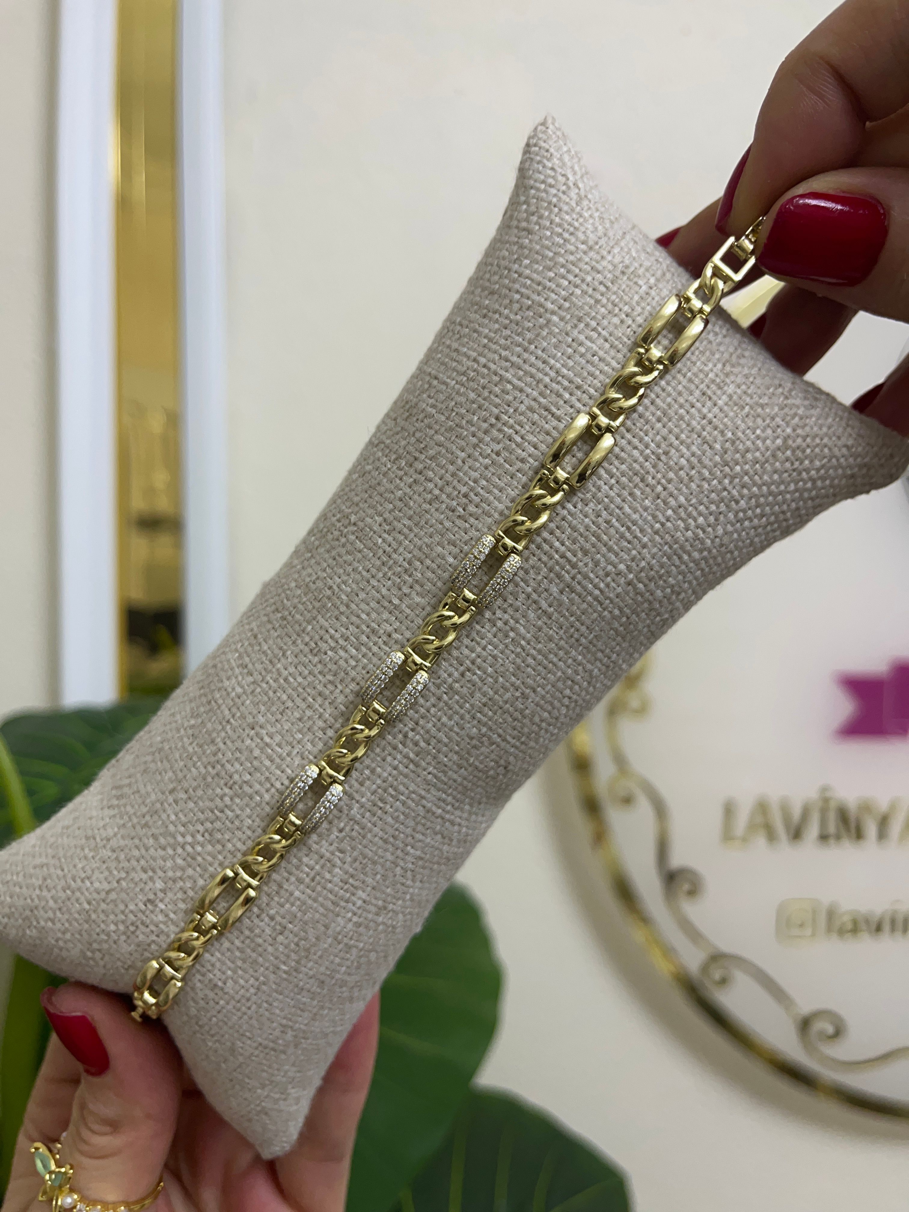 14k xuping bileklik-LAVİNYA