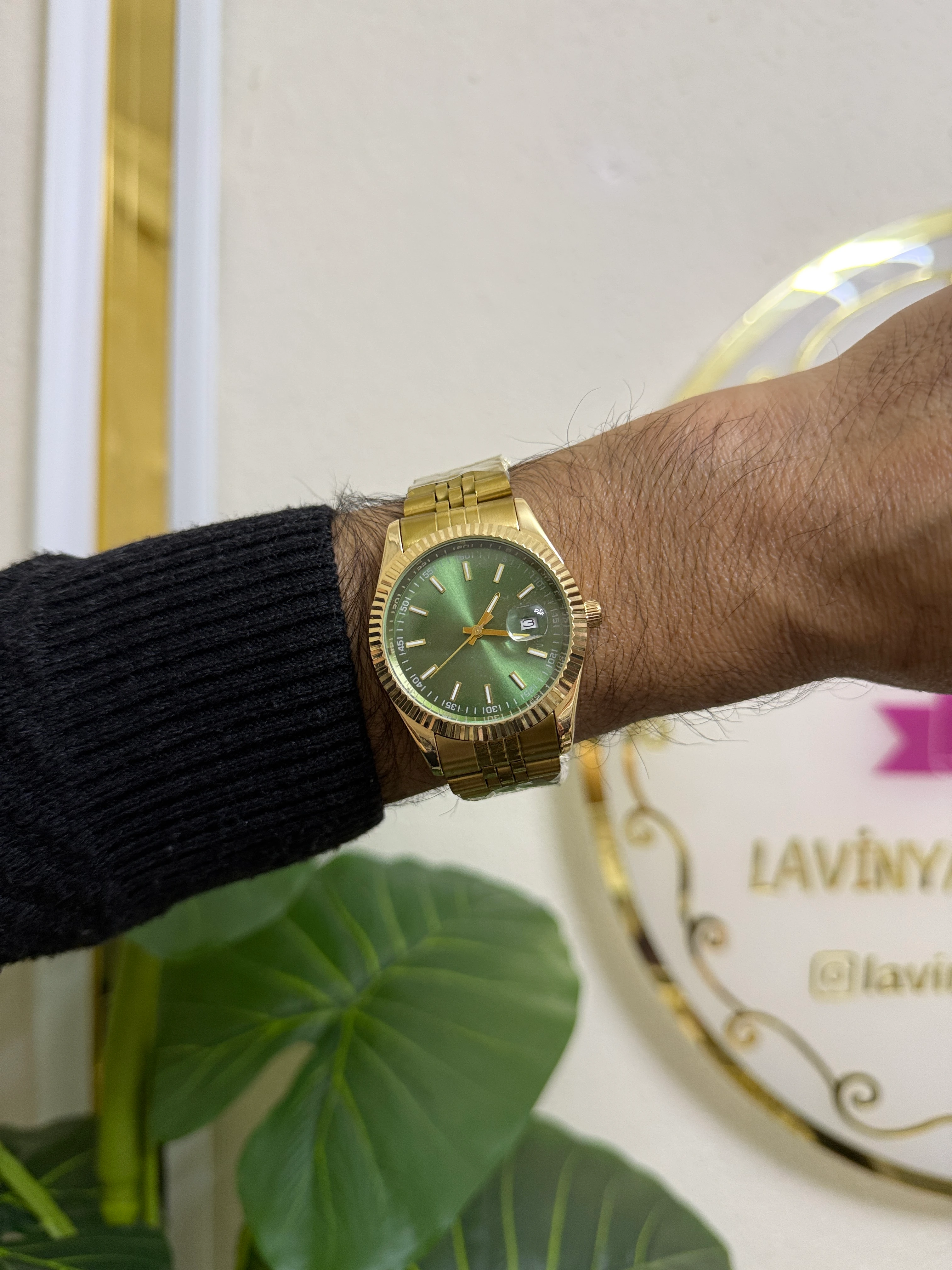 Çelik a kalite erkek saat-LAVİNYA