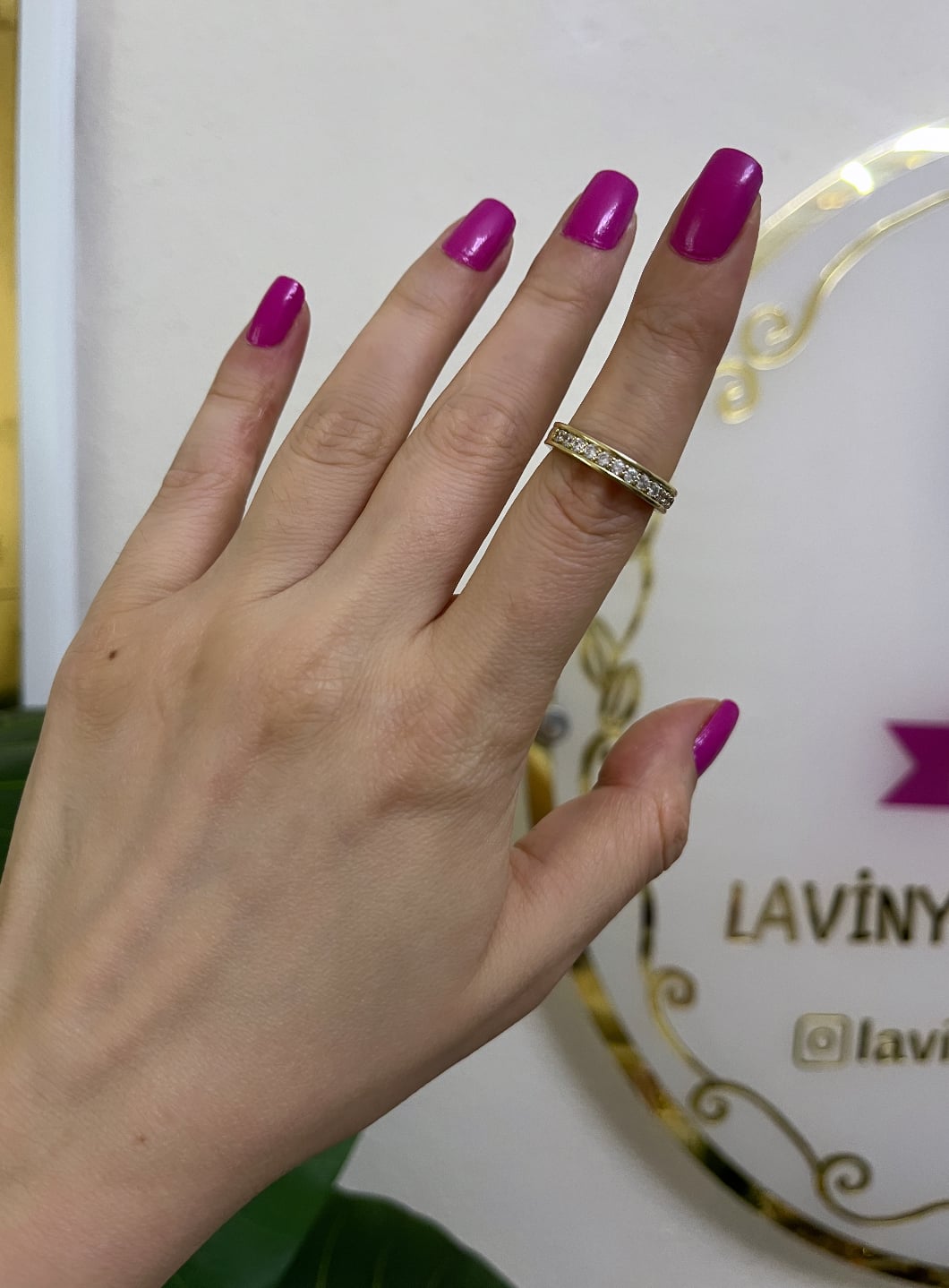 Taşlı xuping alyans-LAVİNYA