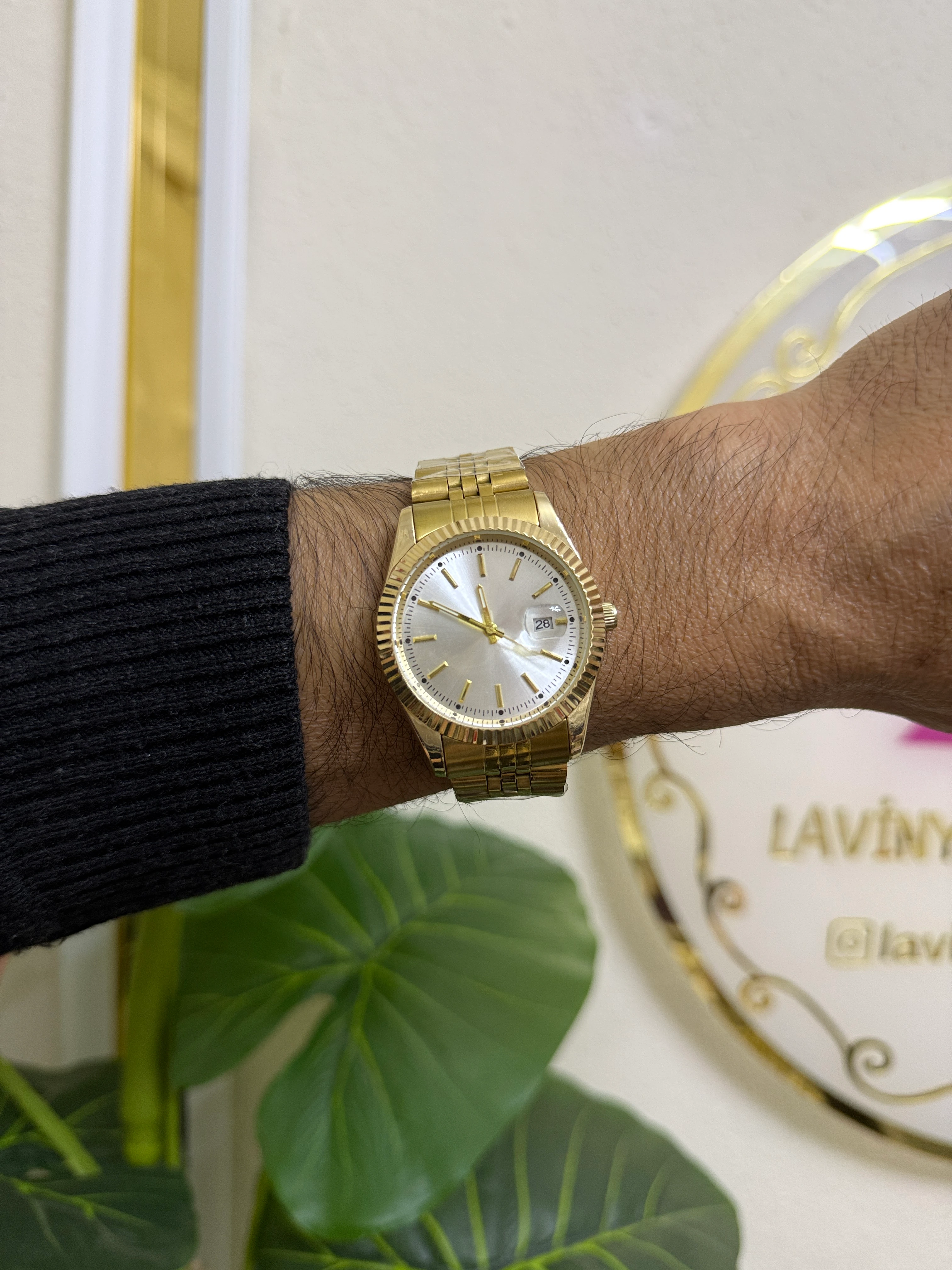 Çelik a kalite erkek saat-LAVİNYA