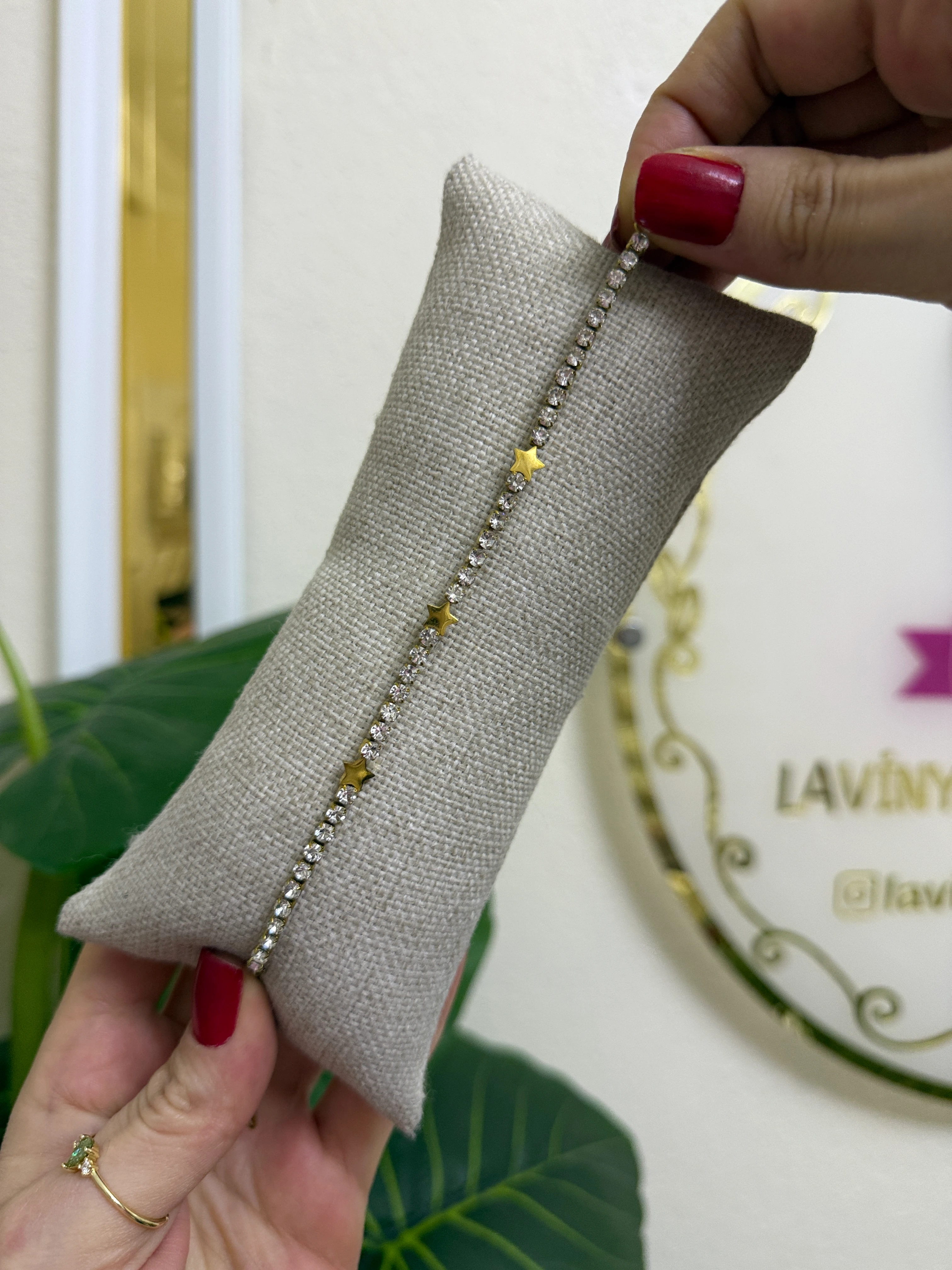 Çelik suyolu yıldız bileklik-LAVİNYA