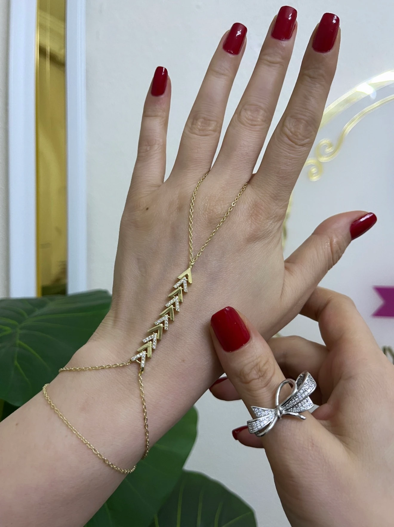 V özel seri çift sarmalı şahmeran gold-LAVİNYA