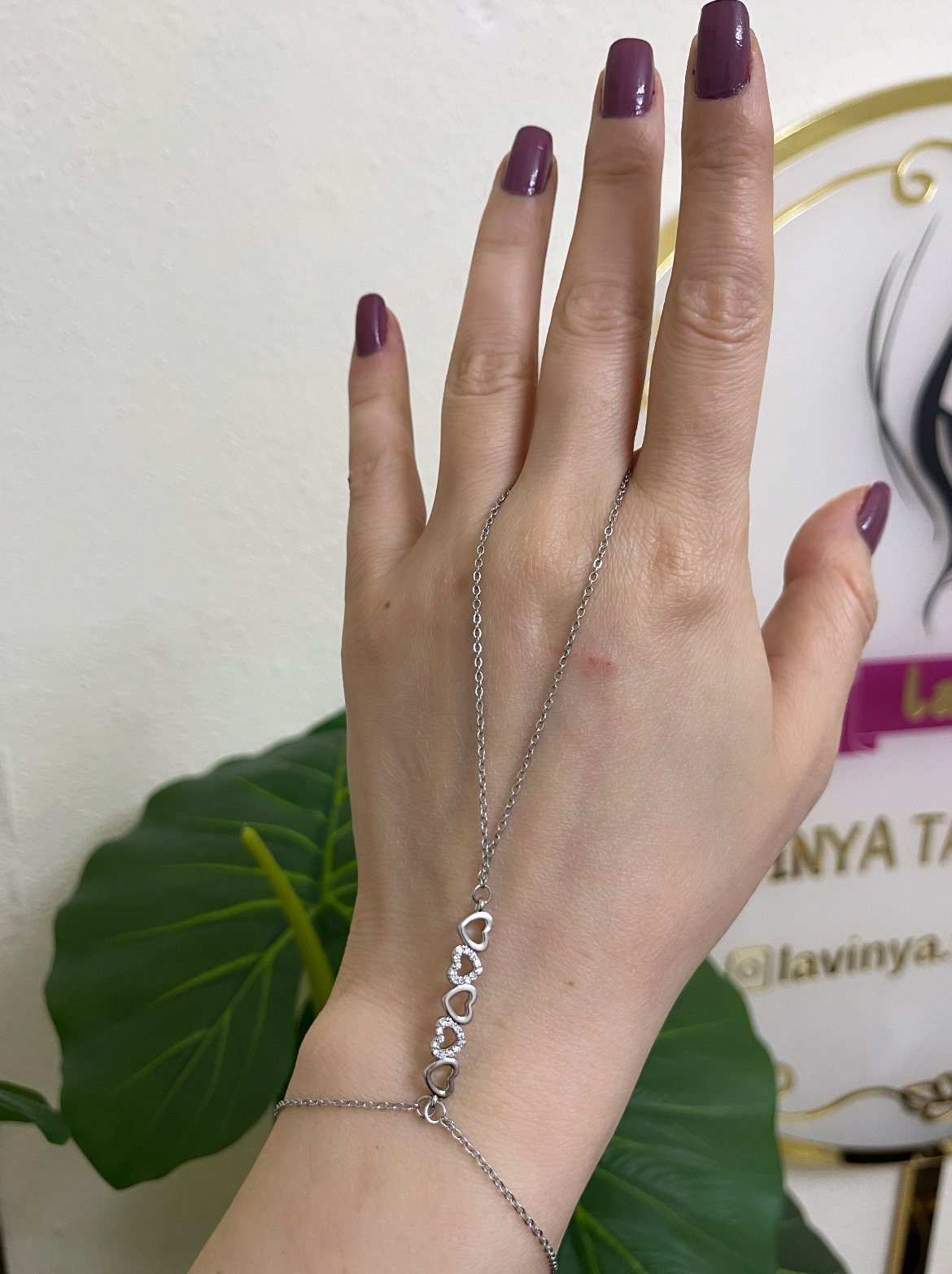 Çelik silver kalp şahmeran-LAVİNYA