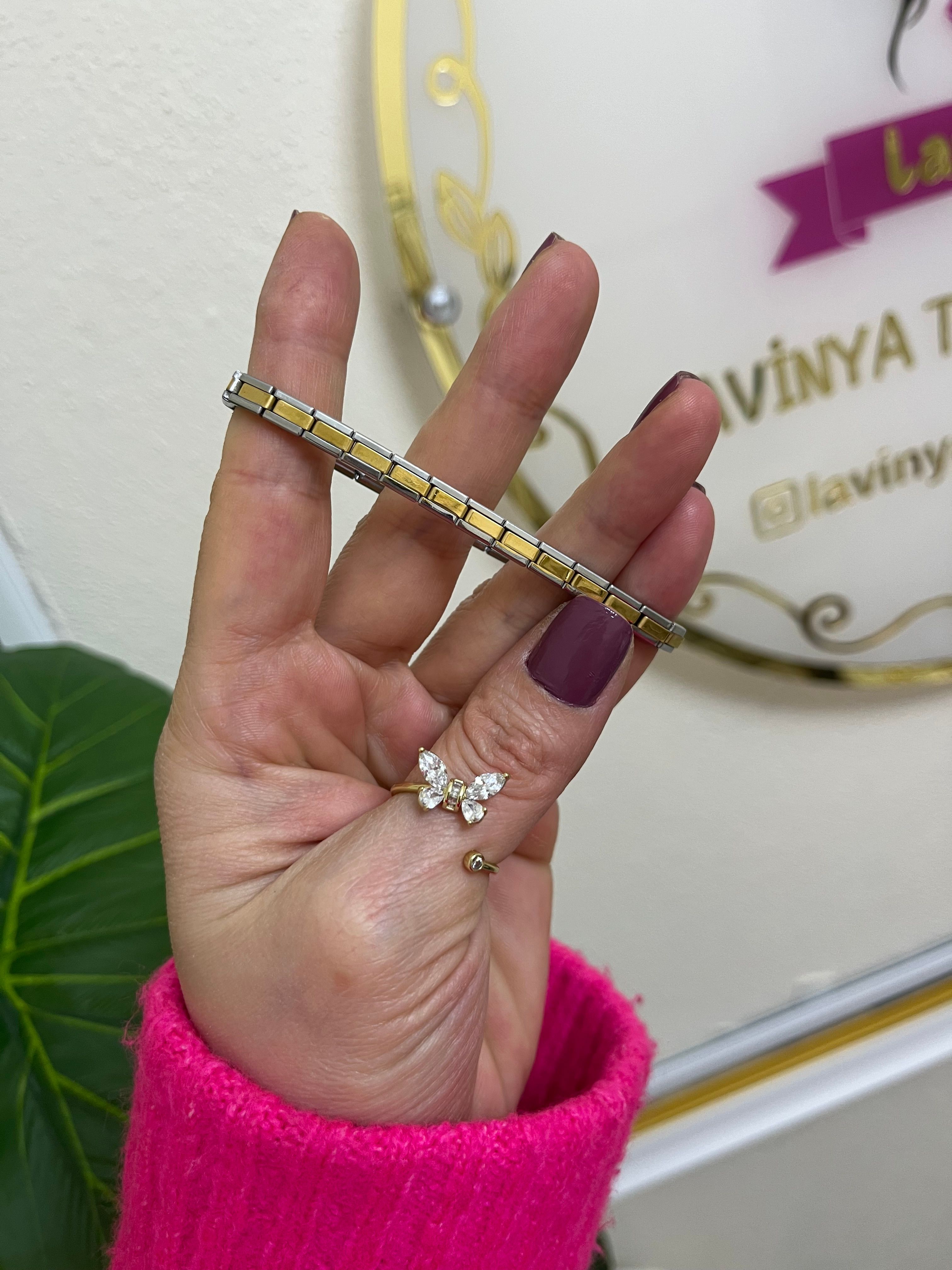 Yaylı ince bileklik-LAVİNYA