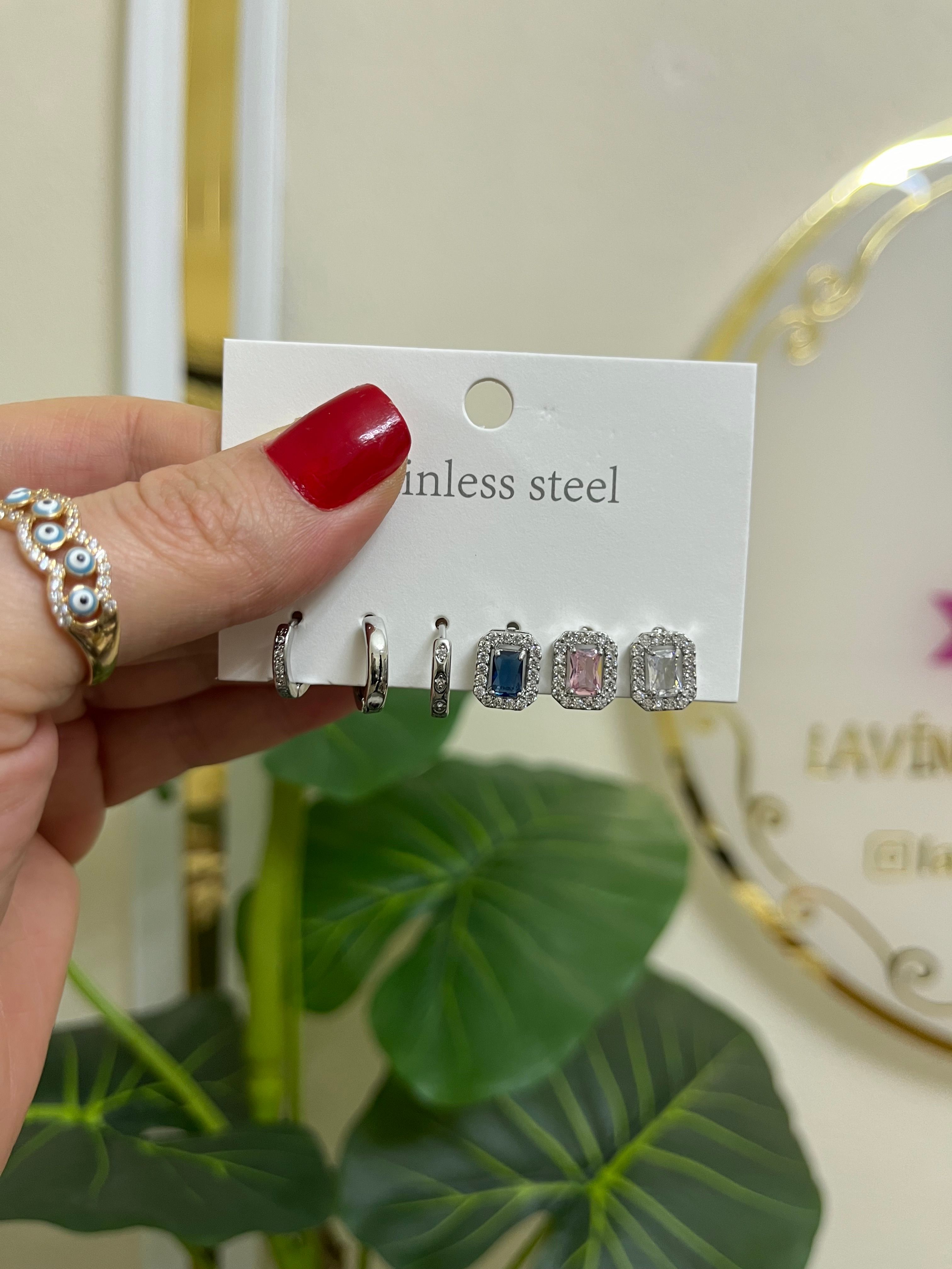 Çoklu set küpe-LAVİNYA